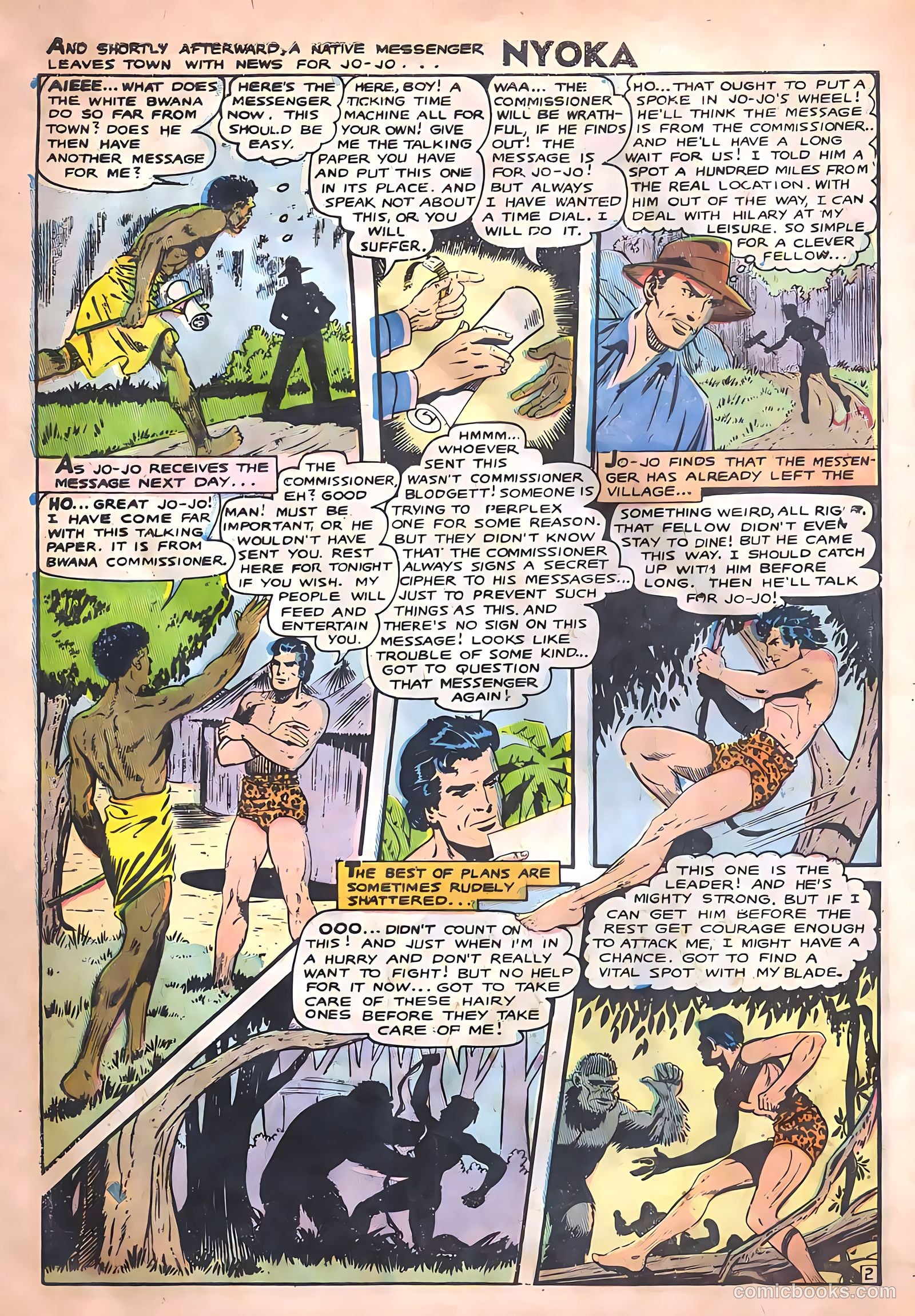 Nyoka the Jungle Girl #14 (1955) — page 28 of 36