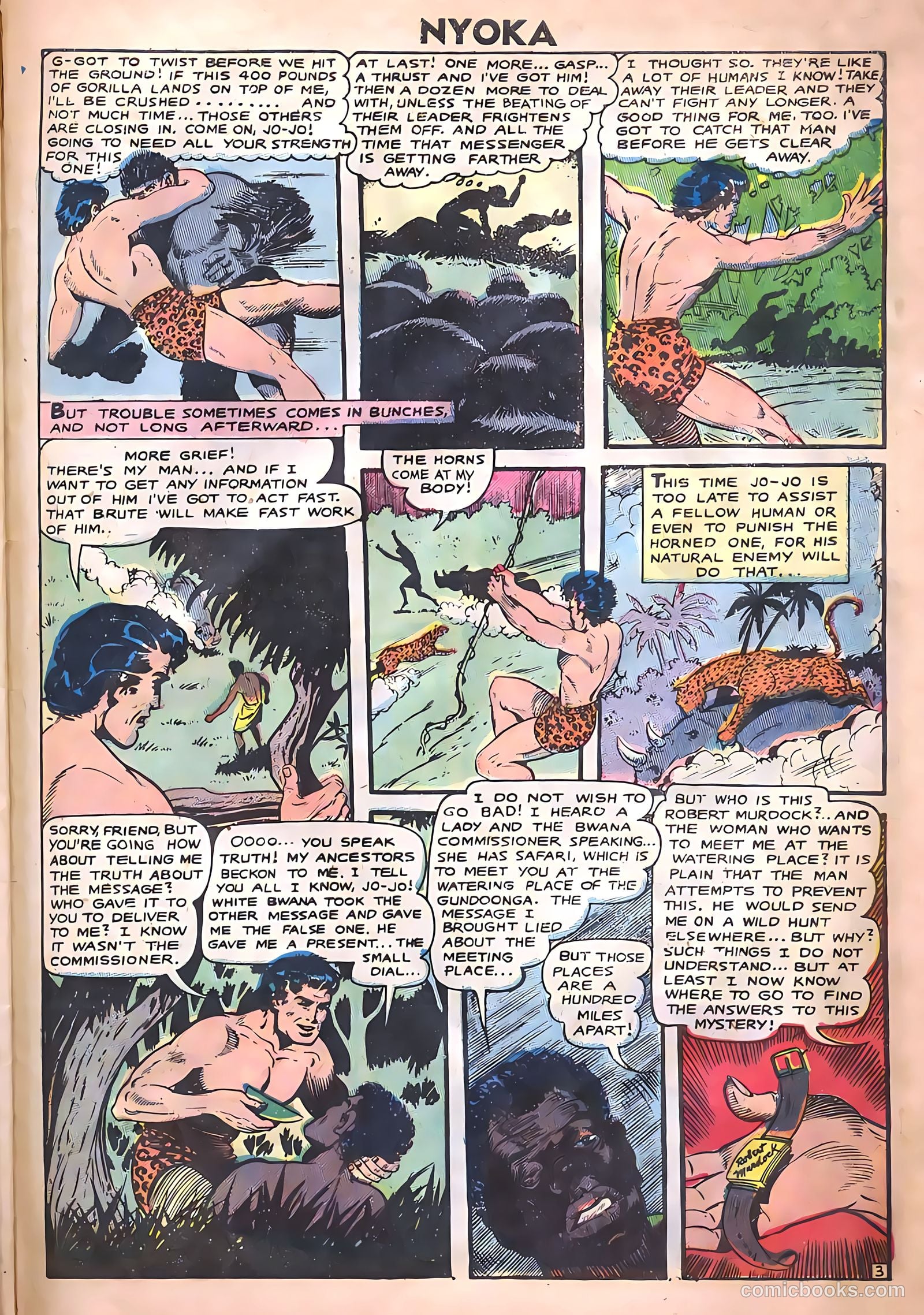 Nyoka the Jungle Girl #14 (1955) — page 29 of 36