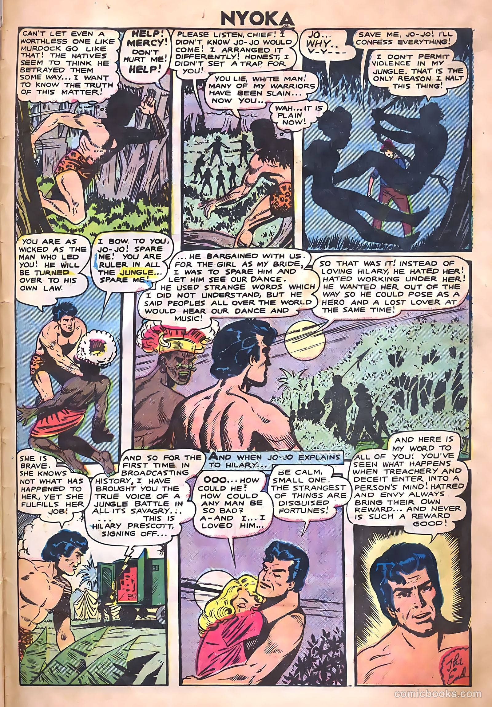 Nyoka the Jungle Girl #14 (1955) — page 33 of 36
