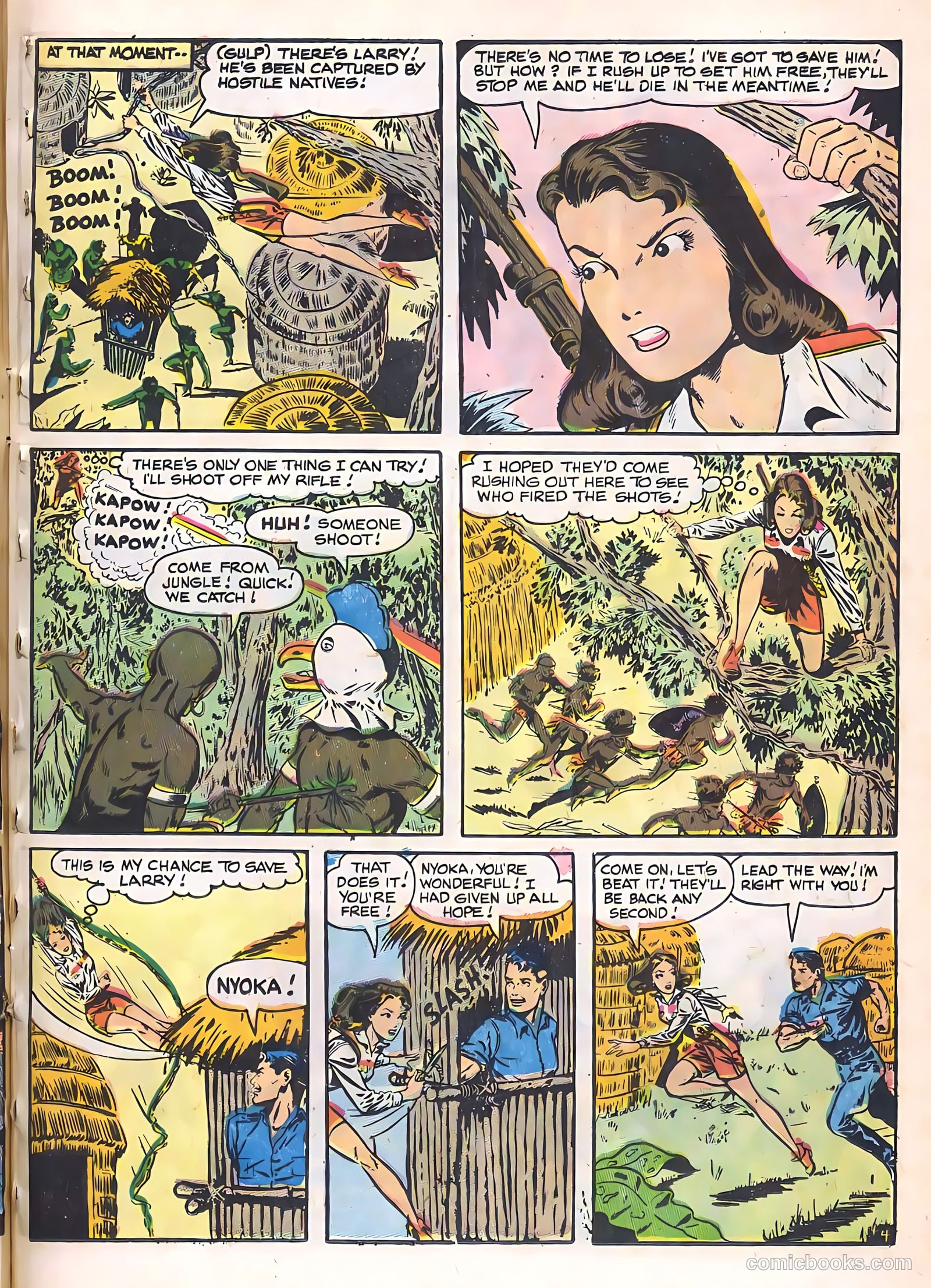 Nyoka the Jungle Girl #15 (1956) — page 13 of 36