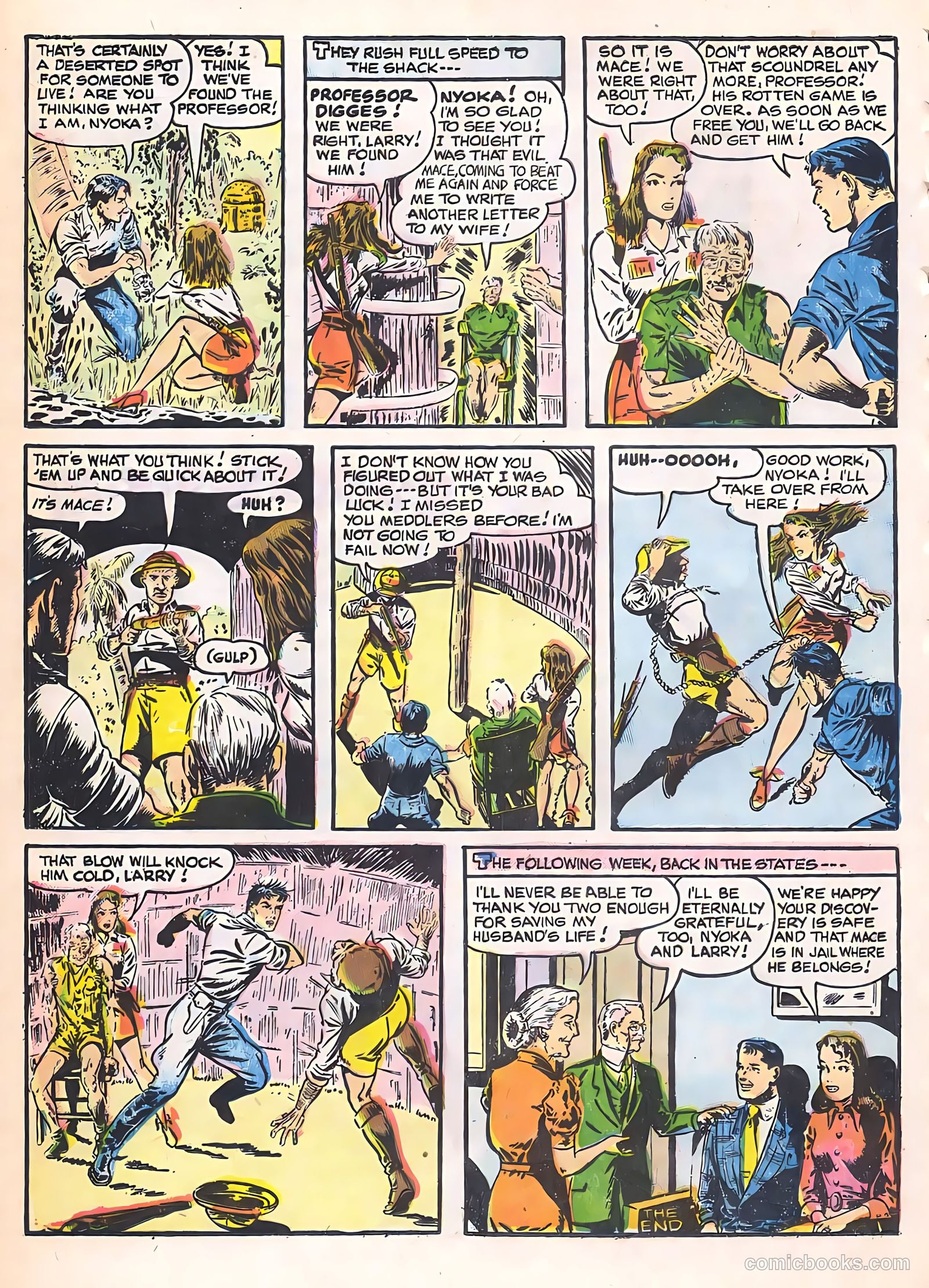 Nyoka the Jungle Girl #15 (1956) — page 20 of 36