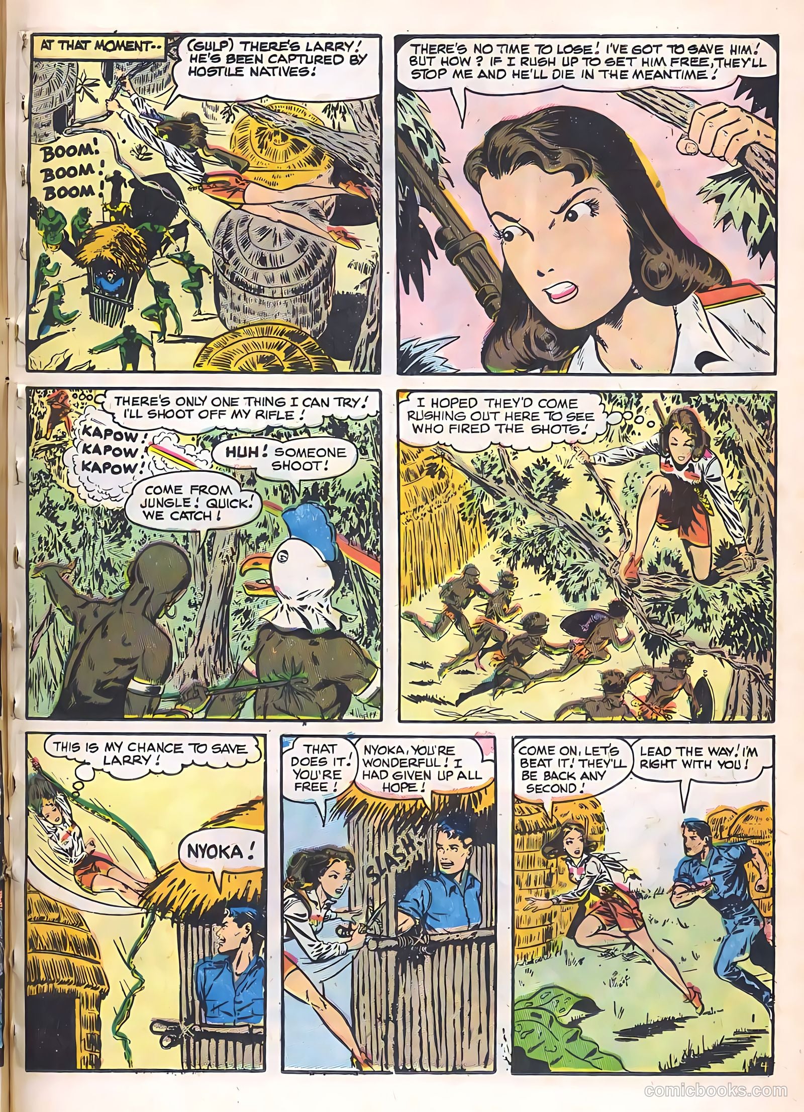 Nyoka the Jungle Girl #15 (1948) — page 13 of 36