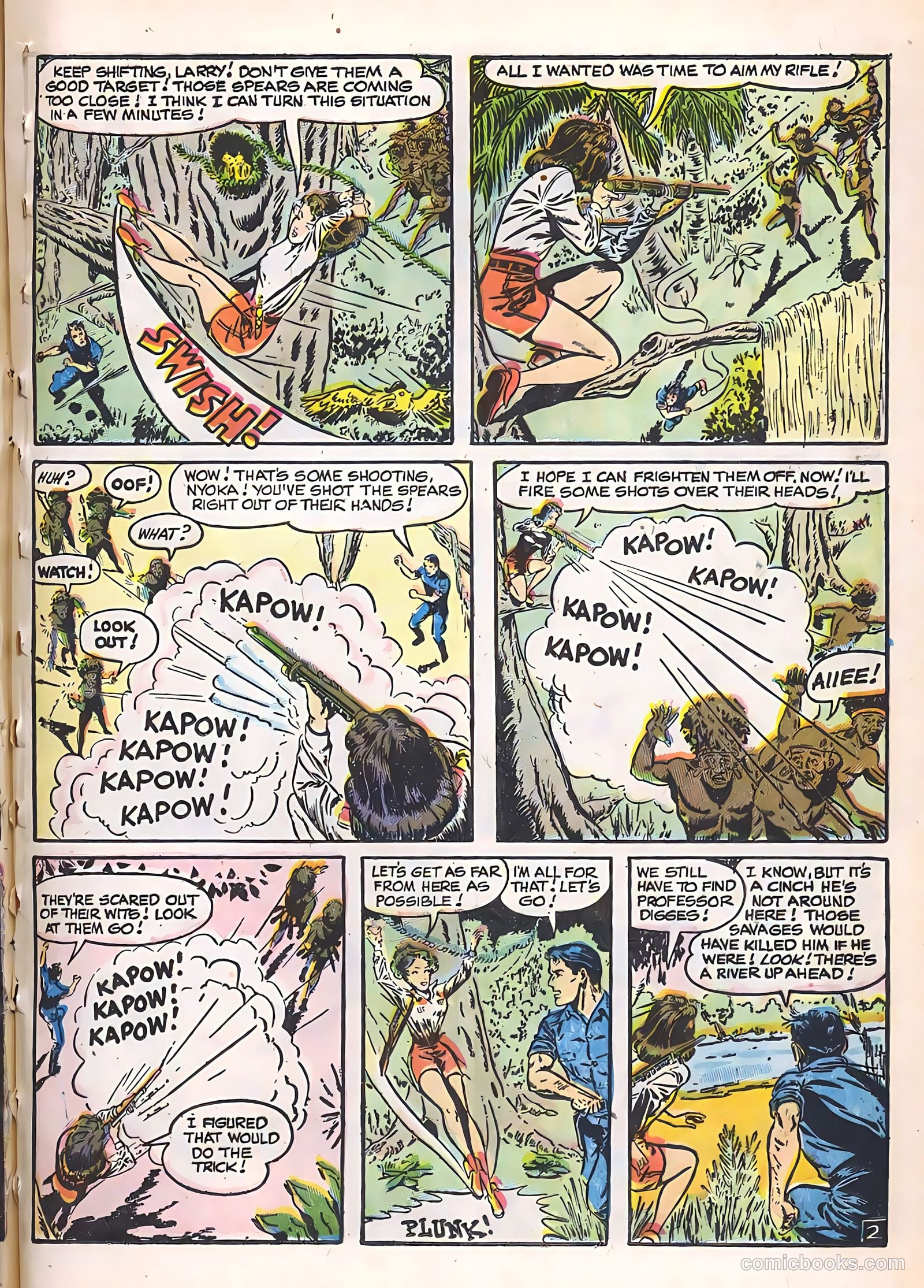 Nyoka the Jungle Girl #15 (1948) — page 17 of 36
