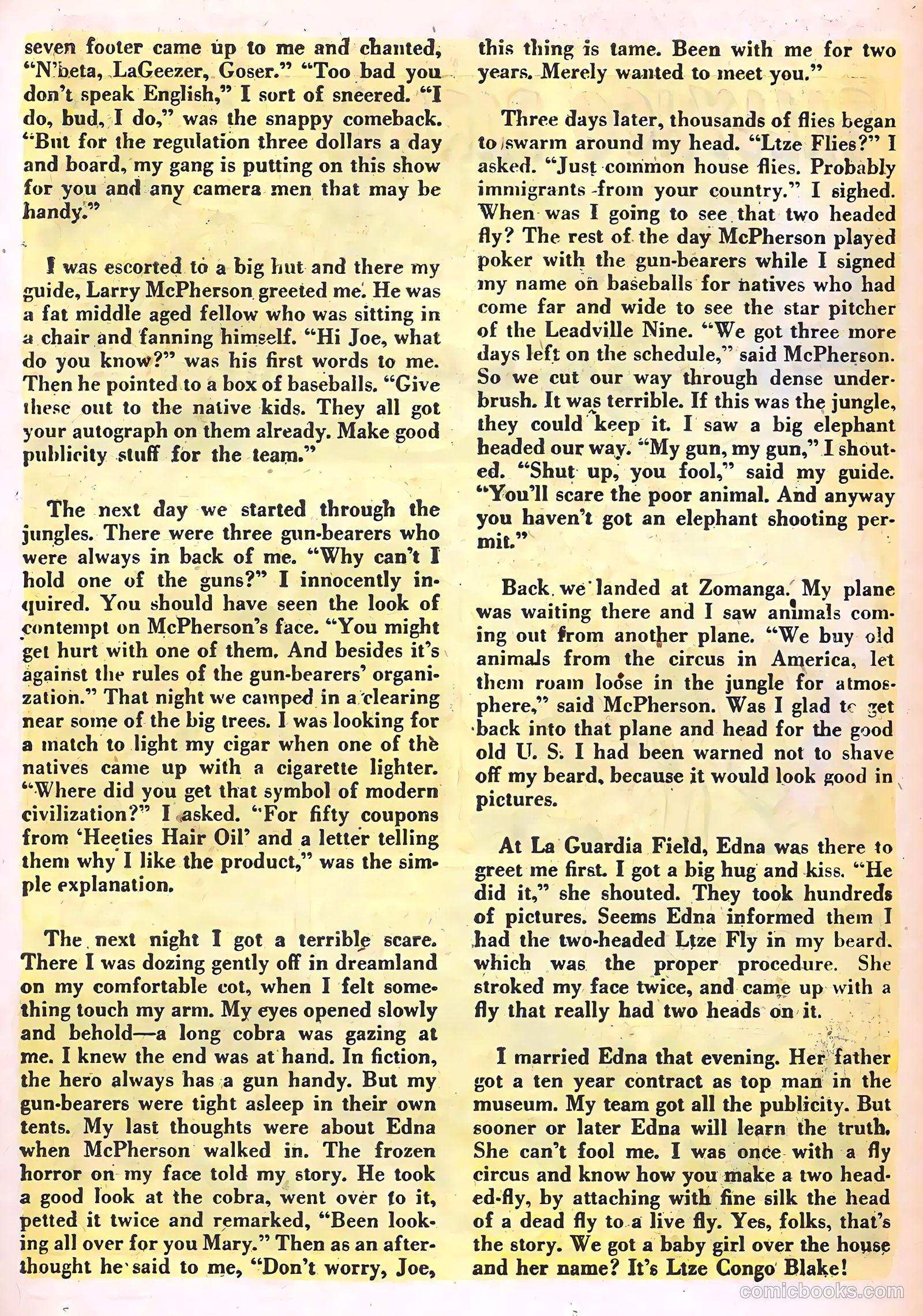 Nyoka the Jungle Girl #15 (1948) — page 23 of 36