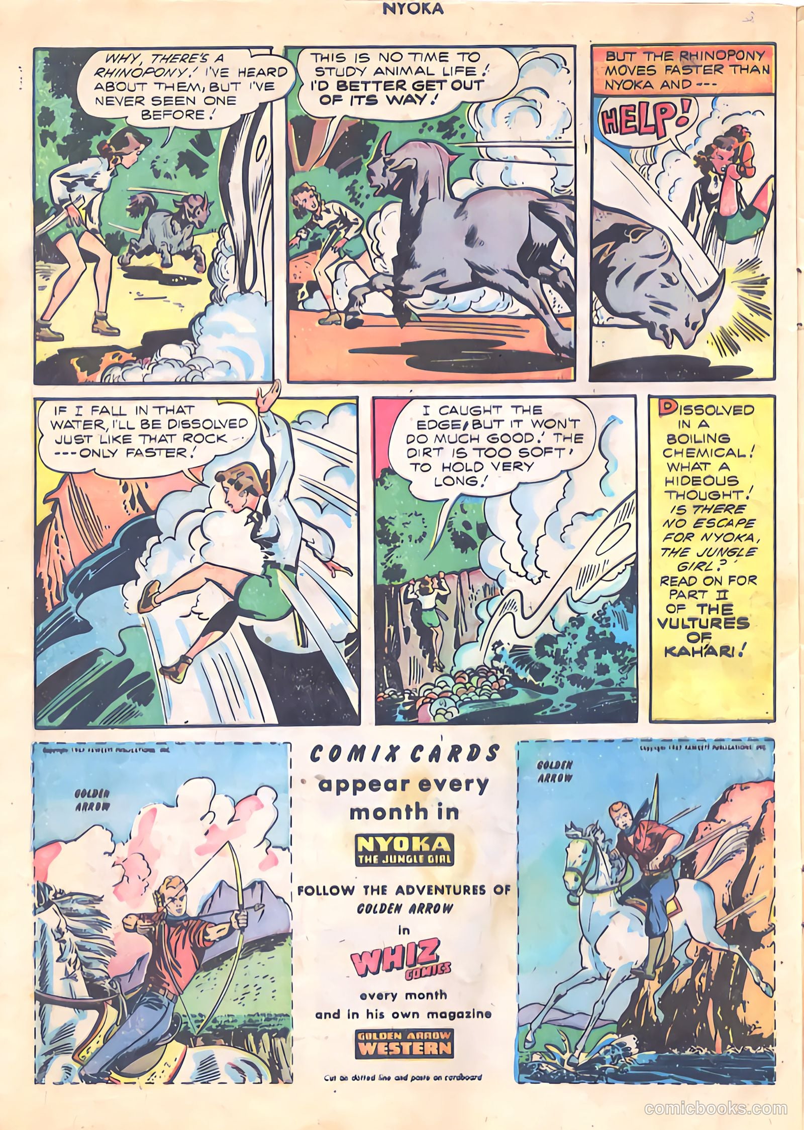 Nyoka the Jungle Girl #16 (1948) — page 8 of 36