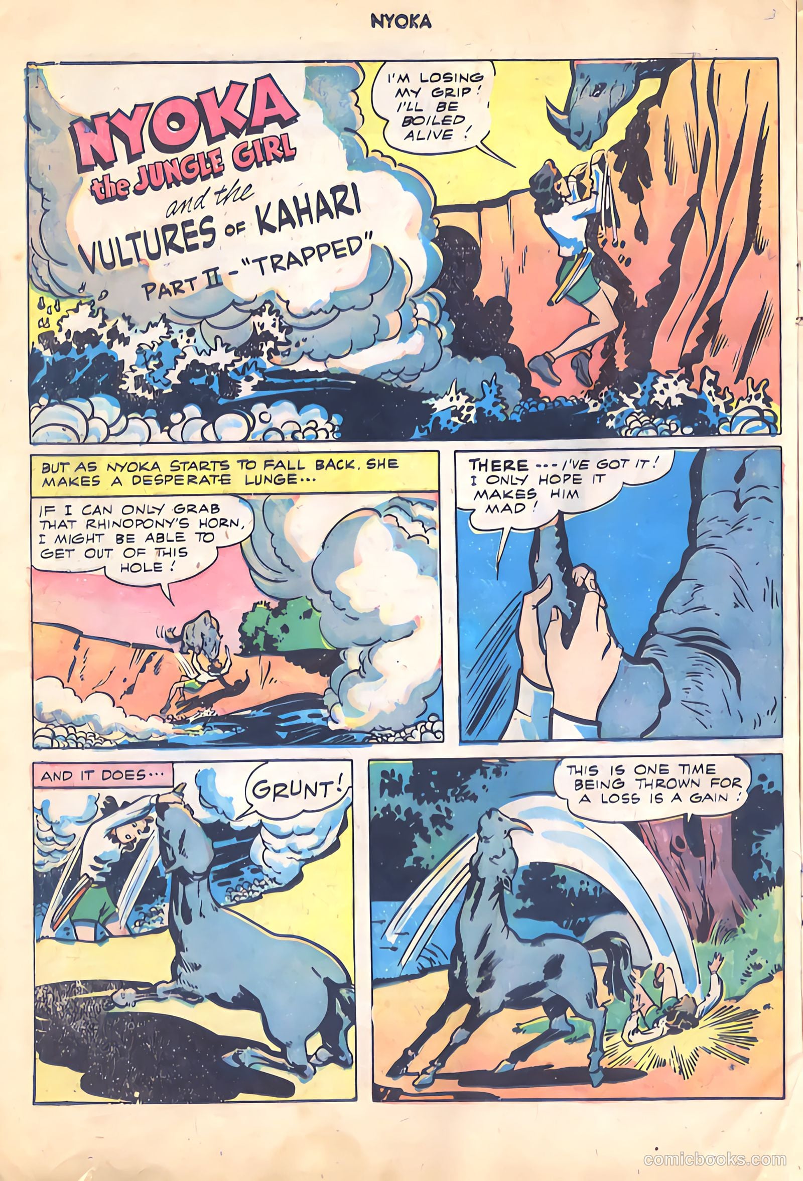 Nyoka the Jungle Girl #16 (1948) — page 16 of 36