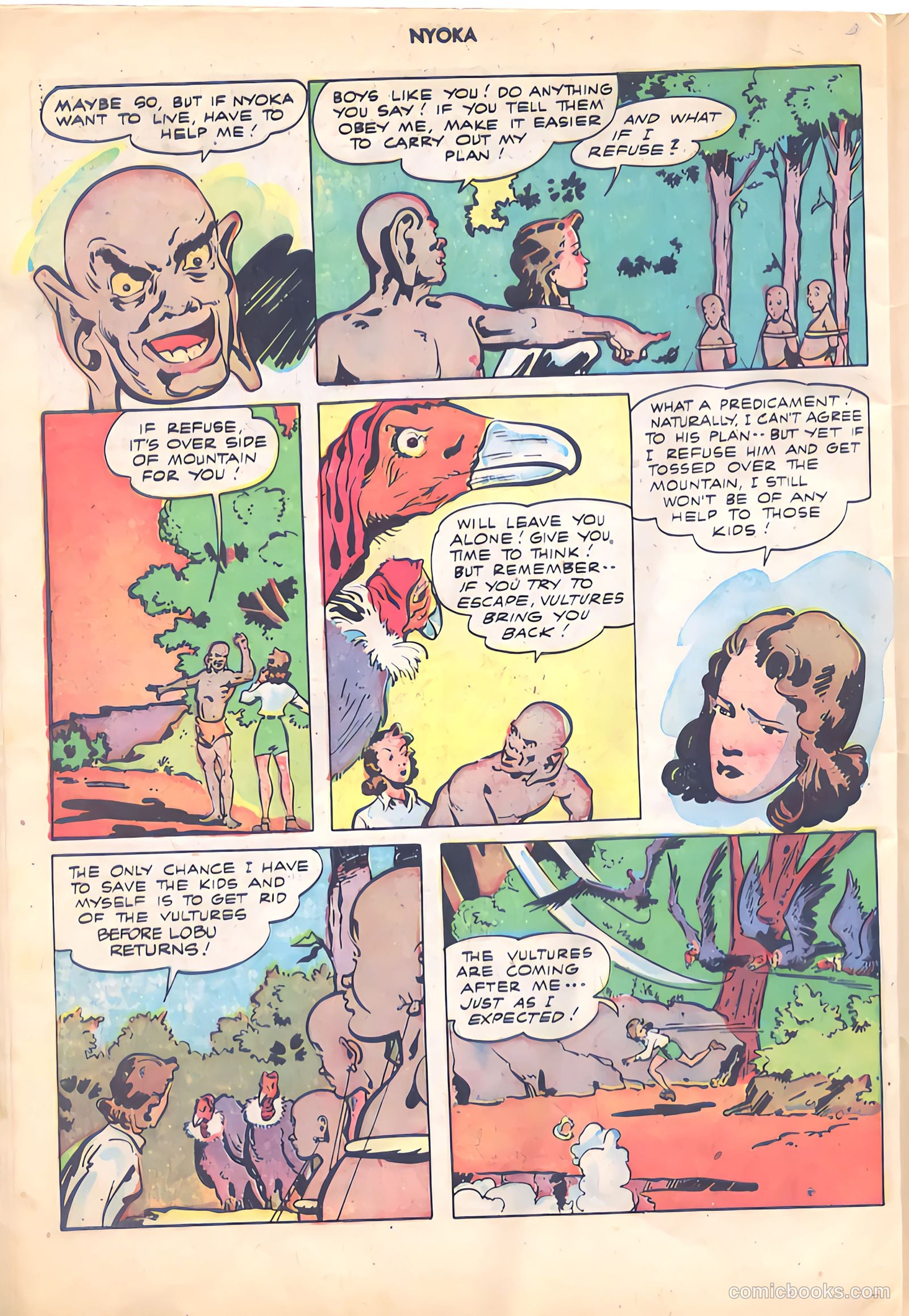 Nyoka the Jungle Girl #16 (1948) — page 30 of 36
