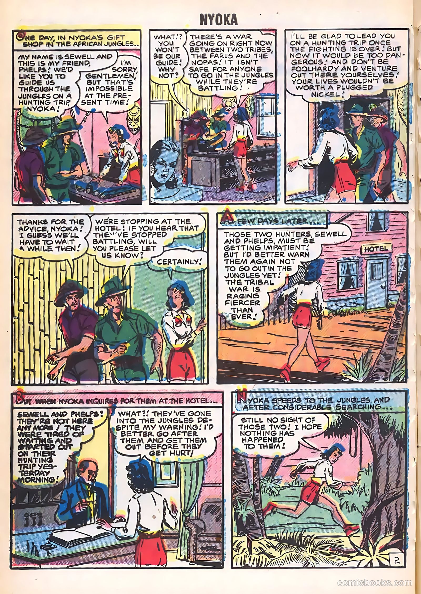 Nyoka the Jungle Girl #16 (1956) — page 4 of 36