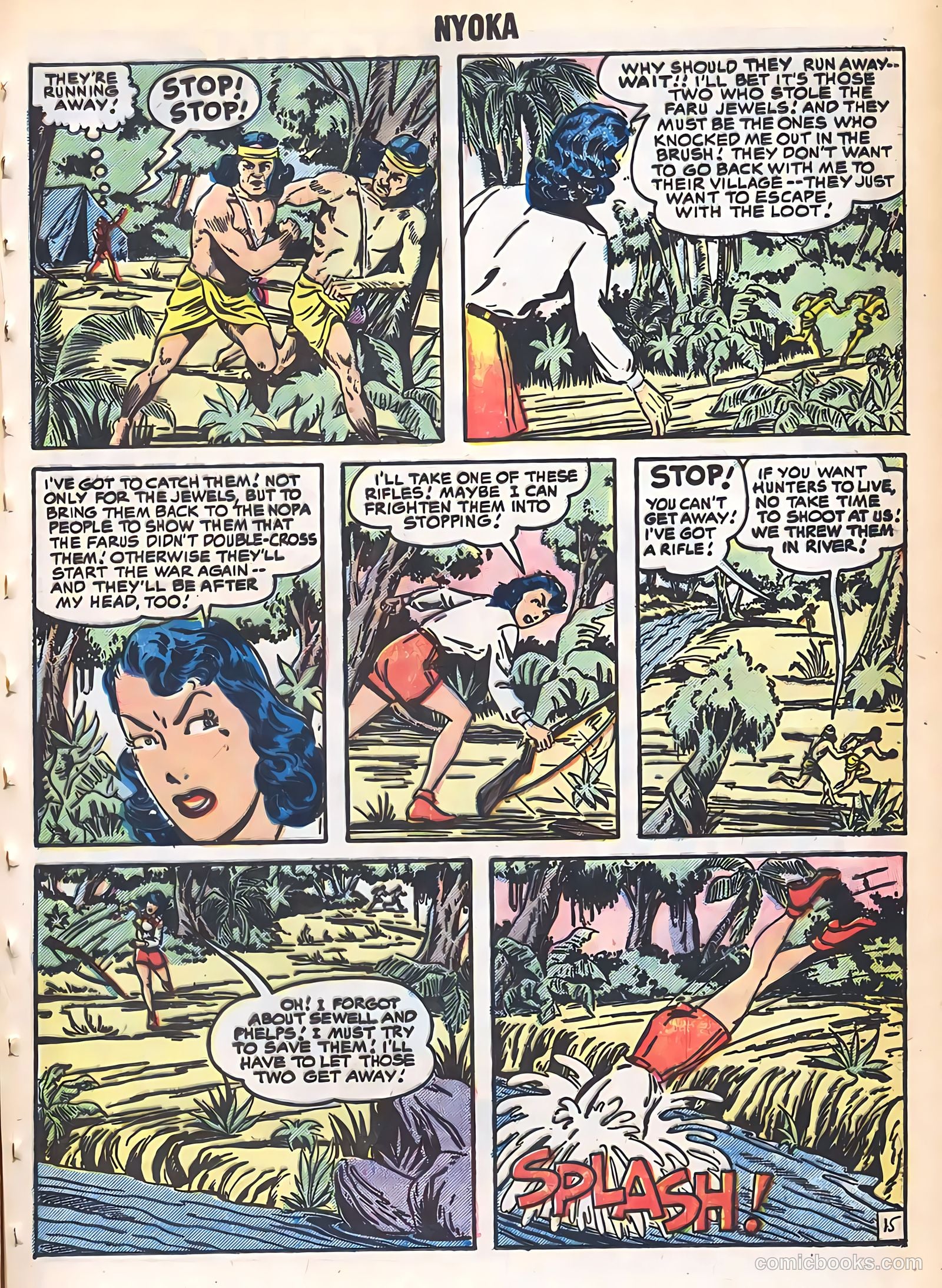 Nyoka the Jungle Girl #16 (1956) — page 21 of 36