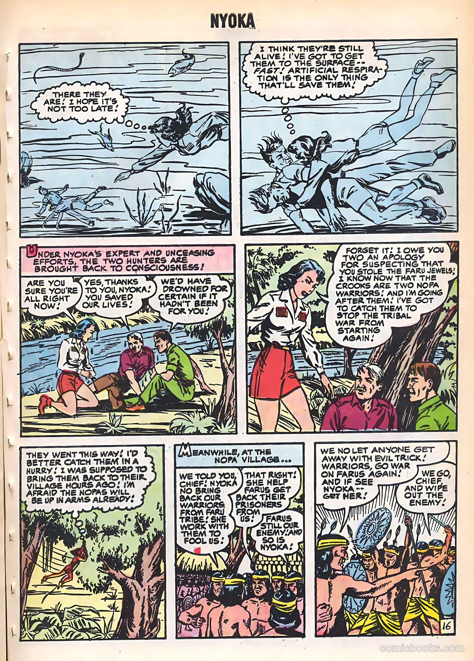 Nyoka the Jungle Girl #16 (1956) — page 23 of 36