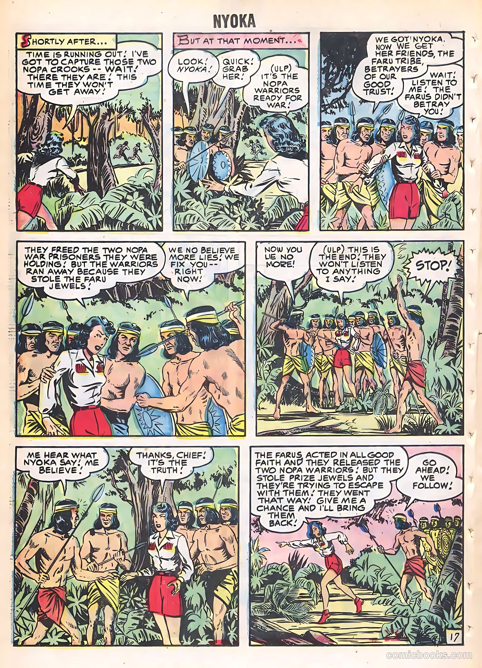 Nyoka the Jungle Girl #16 (1956) — page 24 of 36