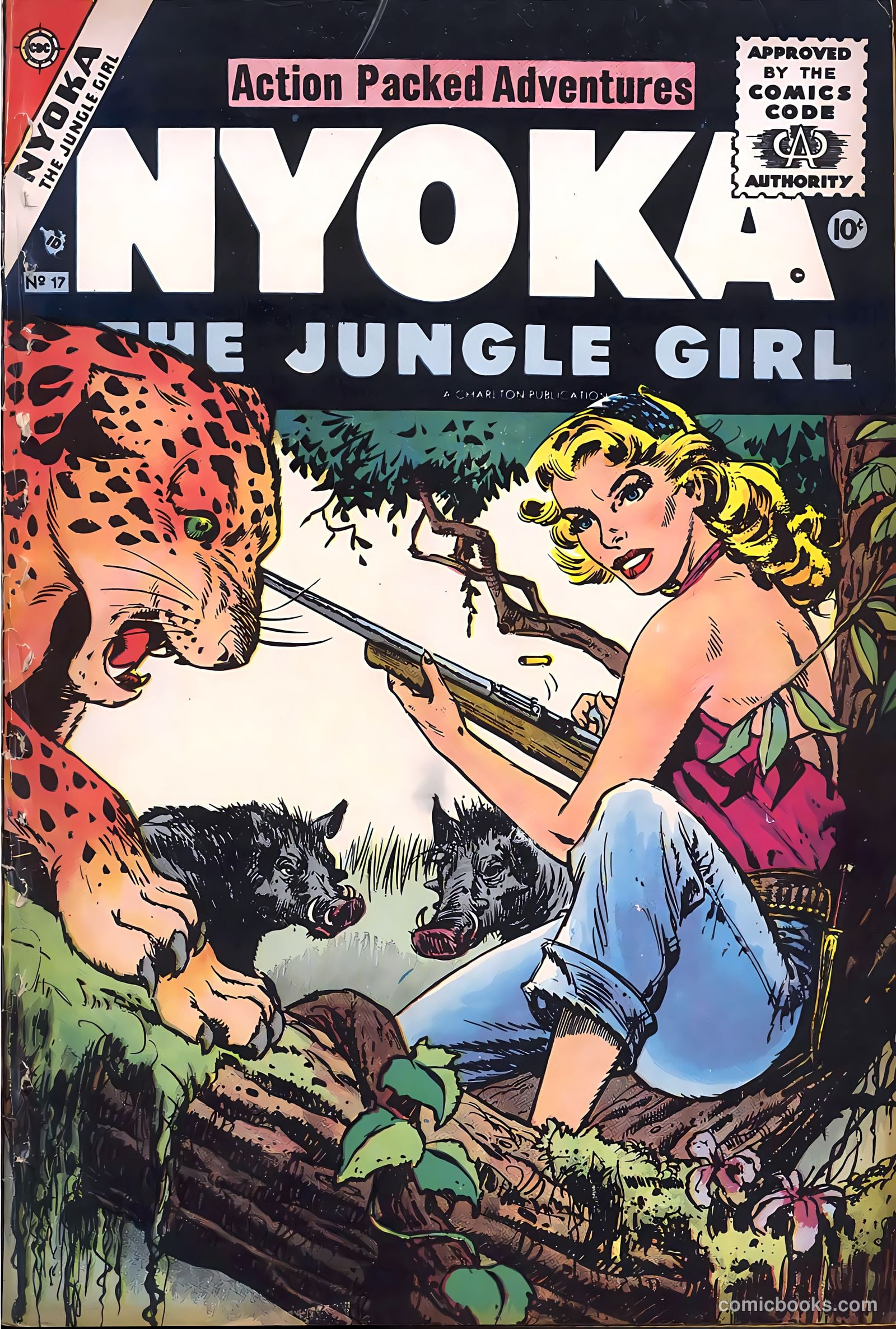 Nyoka the Jungle Girl #17
