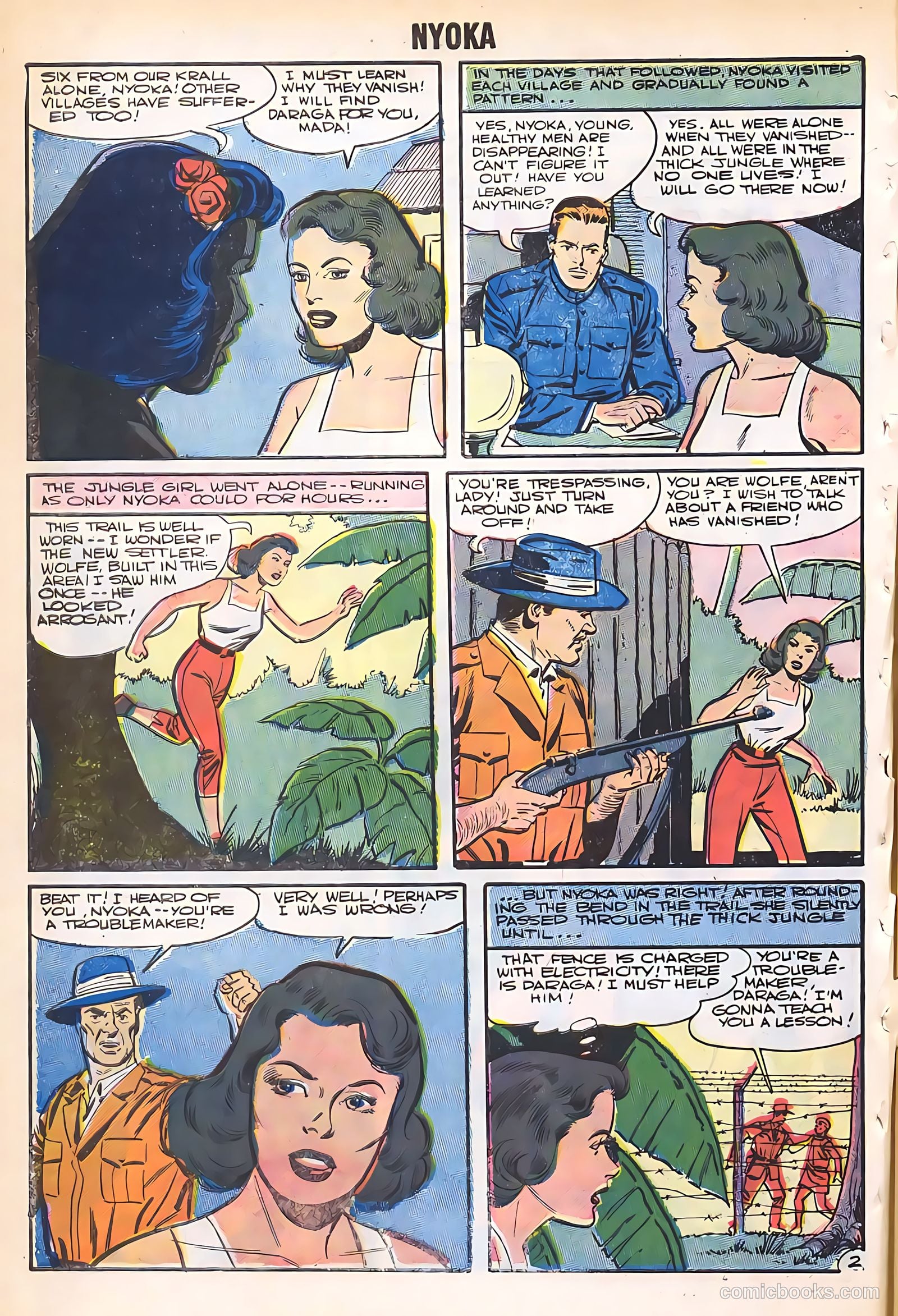 Nyoka the Jungle Girl #17 (1956) — page 4 of 36