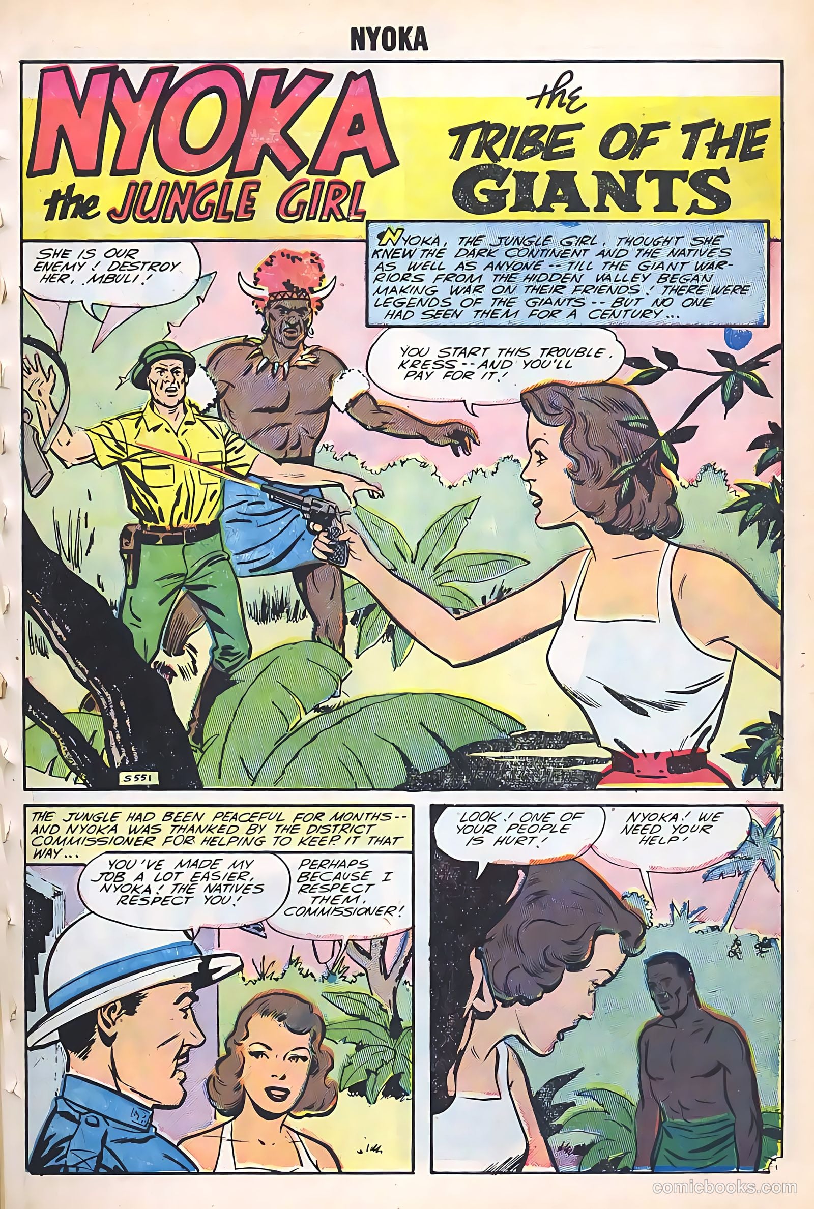 Nyoka the Jungle Girl #17 (1956) — page 7 of 36
