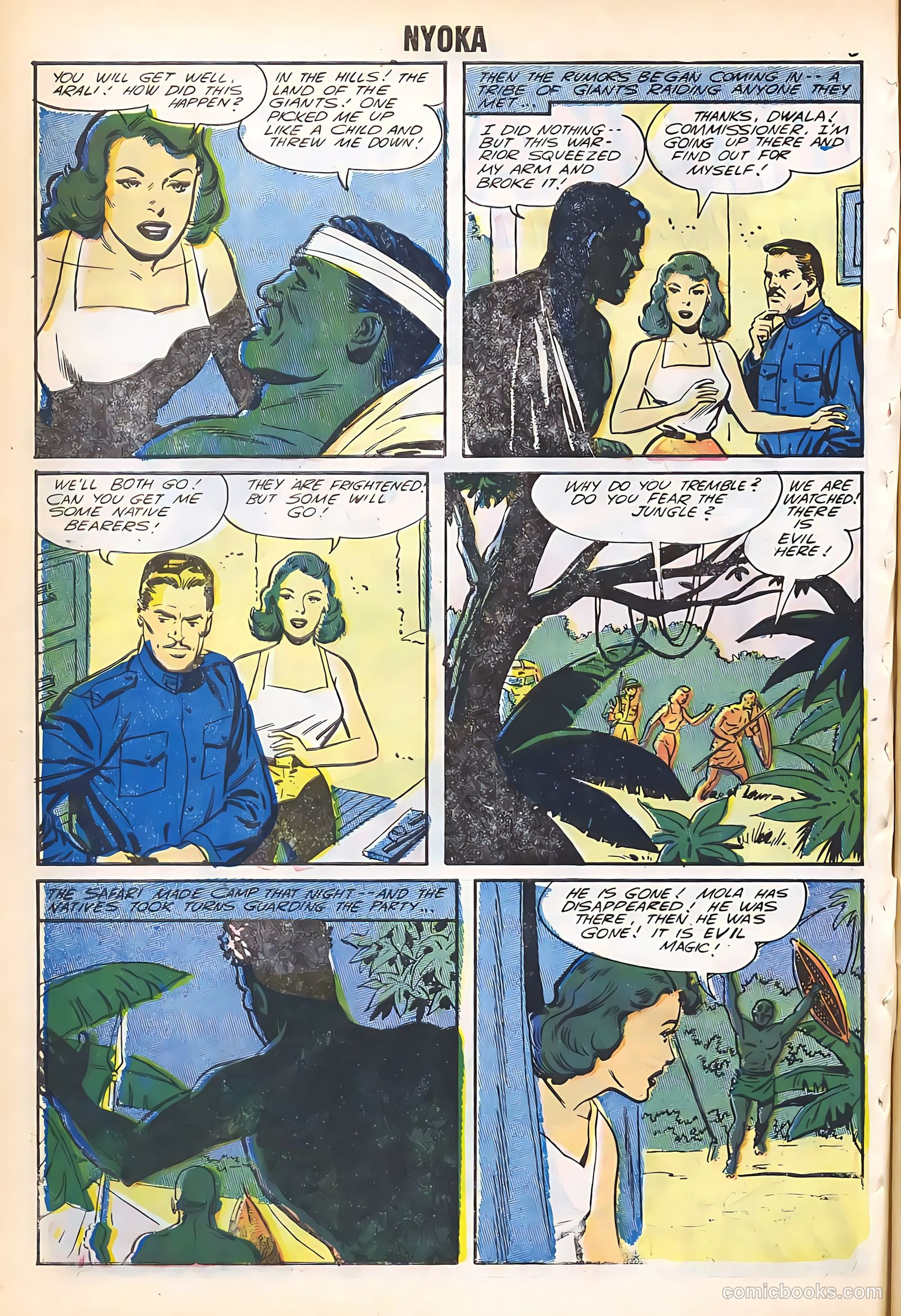 Nyoka the Jungle Girl #17 (1956) — page 8 of 36