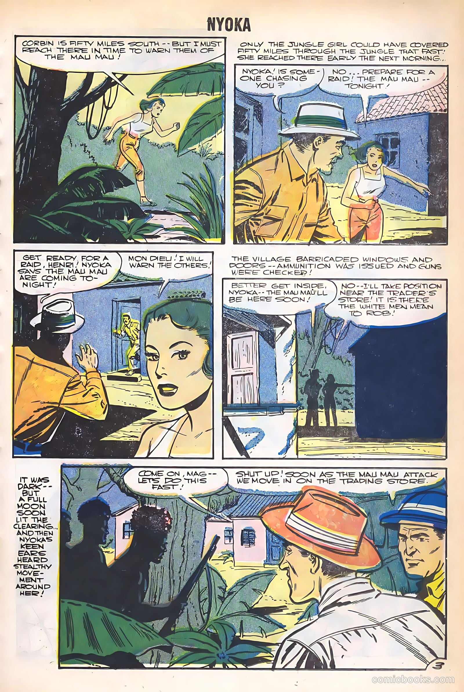 Nyoka the Jungle Girl #17 (1956) — page 13 of 36