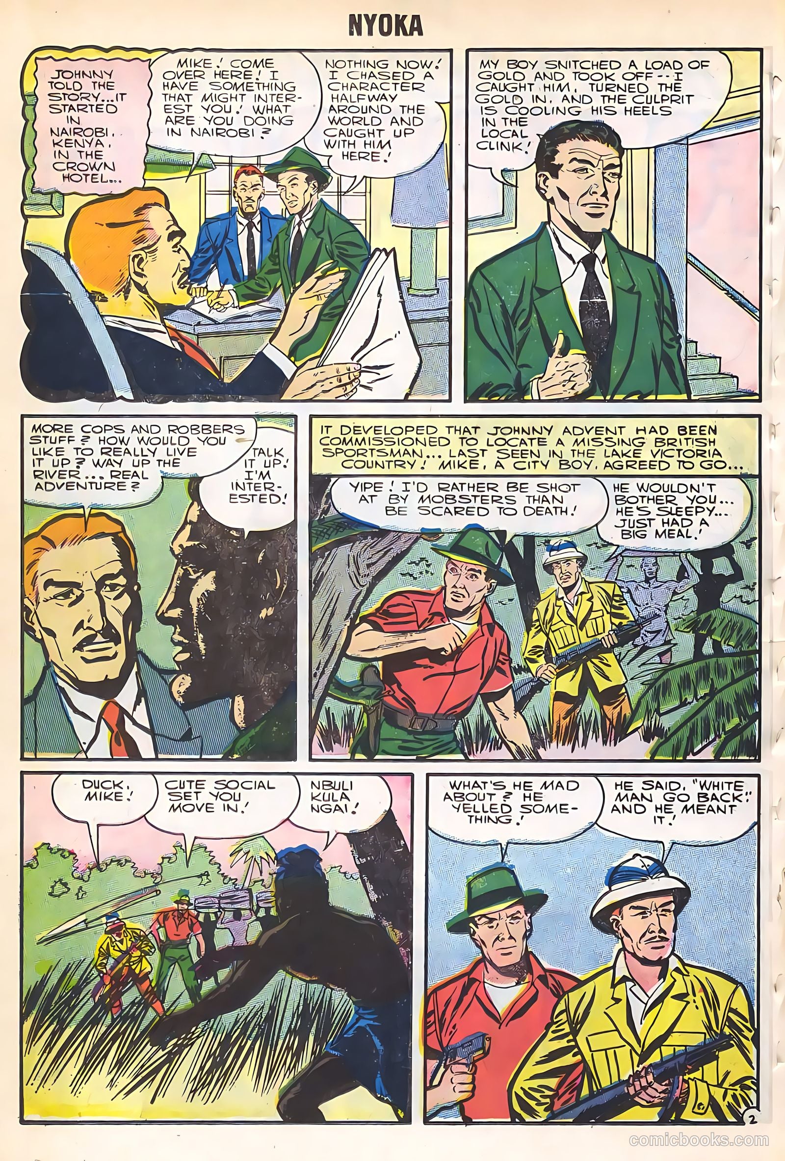 Nyoka the Jungle Girl #17 (1956) — page 20 of 36