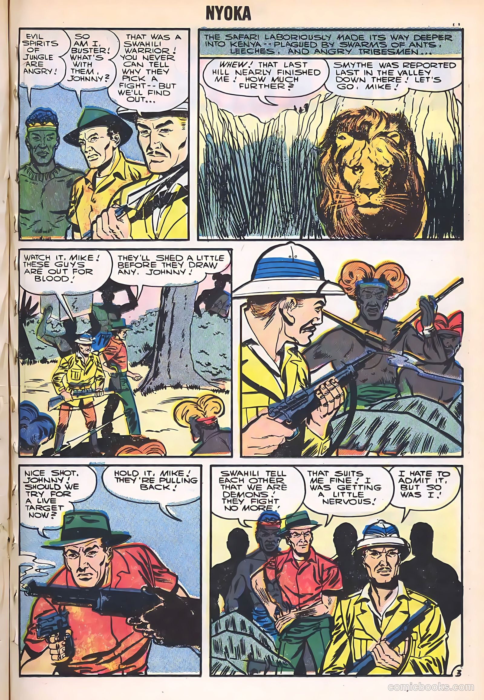 Nyoka the Jungle Girl #17 (1956) — page 21 of 36