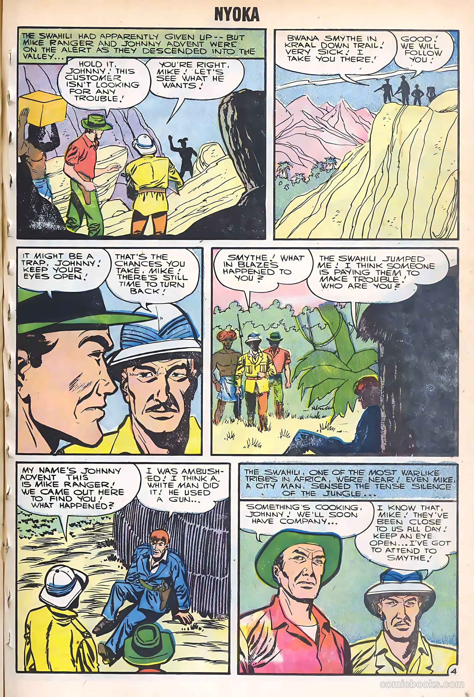 Nyoka the Jungle Girl #17 (1956) — page 23 of 36