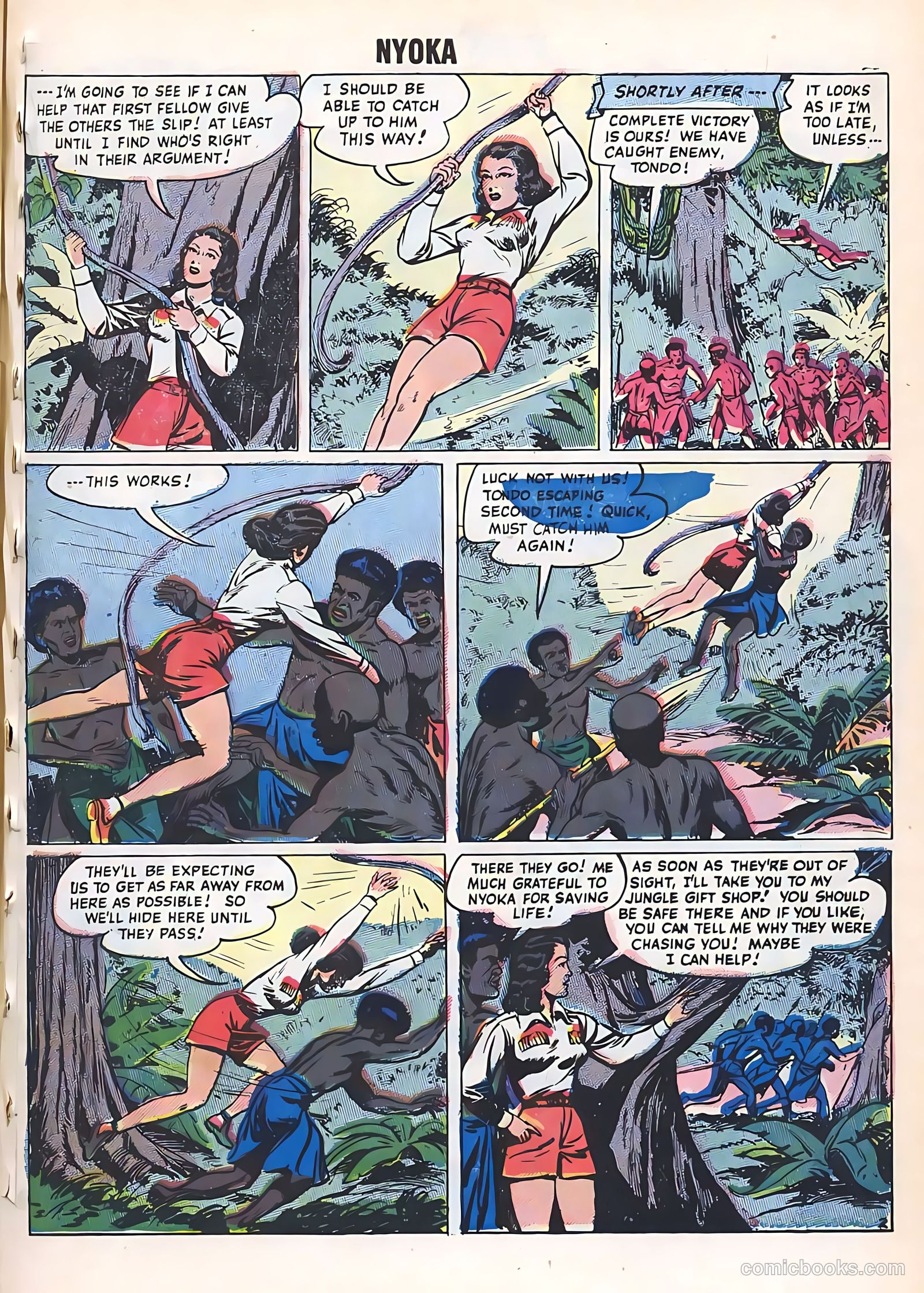 Nyoka the Jungle Girl #17 (1956) — page 27 of 36