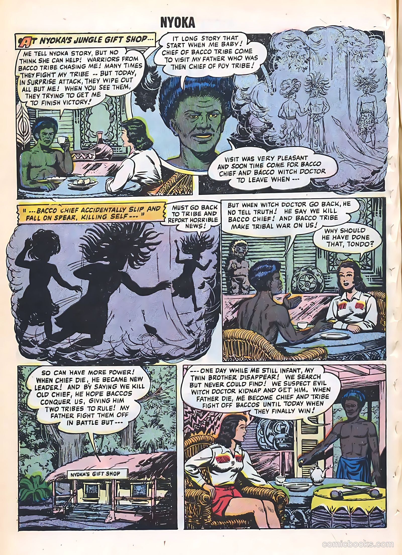 Nyoka the Jungle Girl #17 (1956) — page 28 of 36
