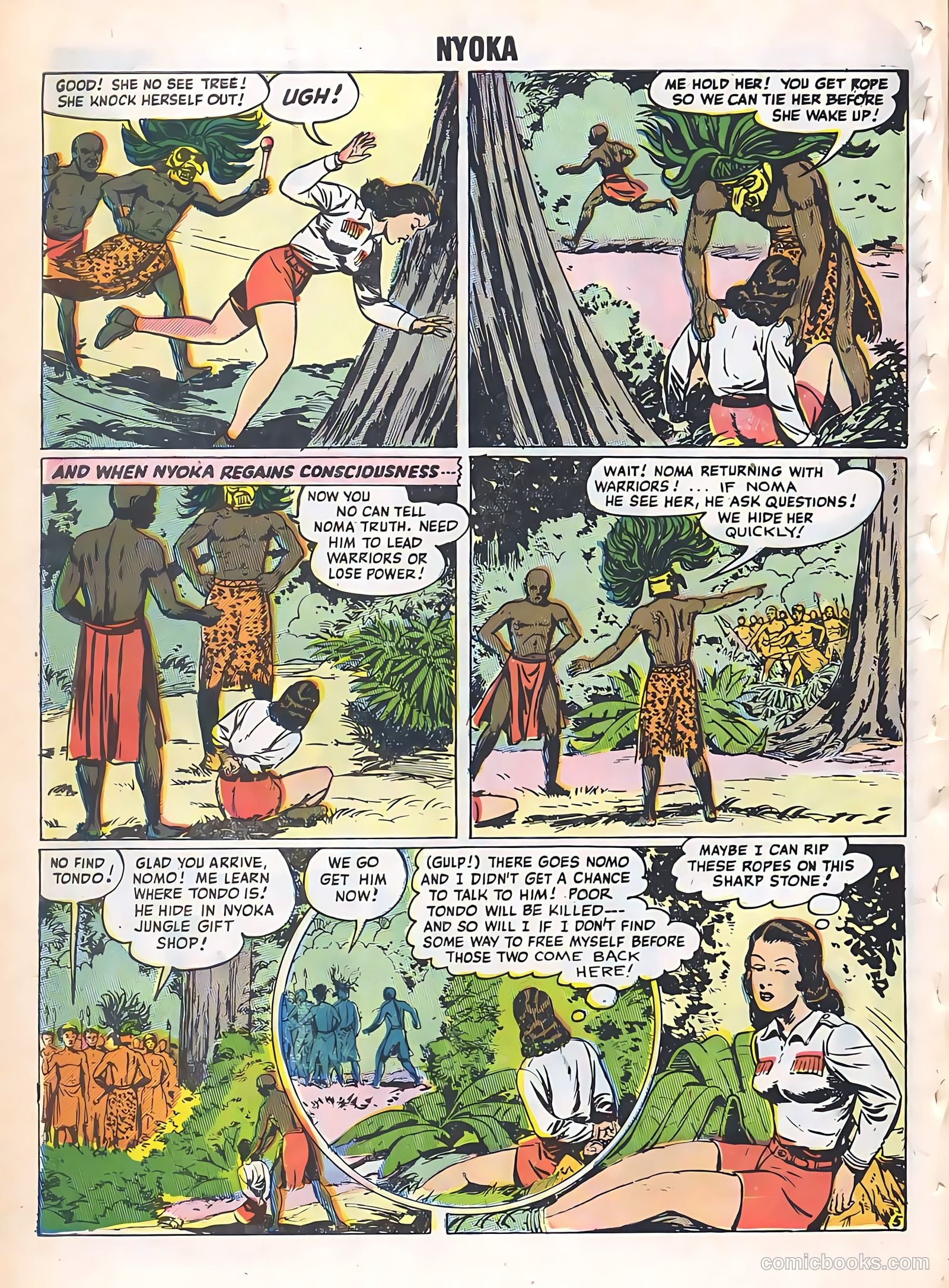 Nyoka the Jungle Girl #17 (1956) — page 30 of 36