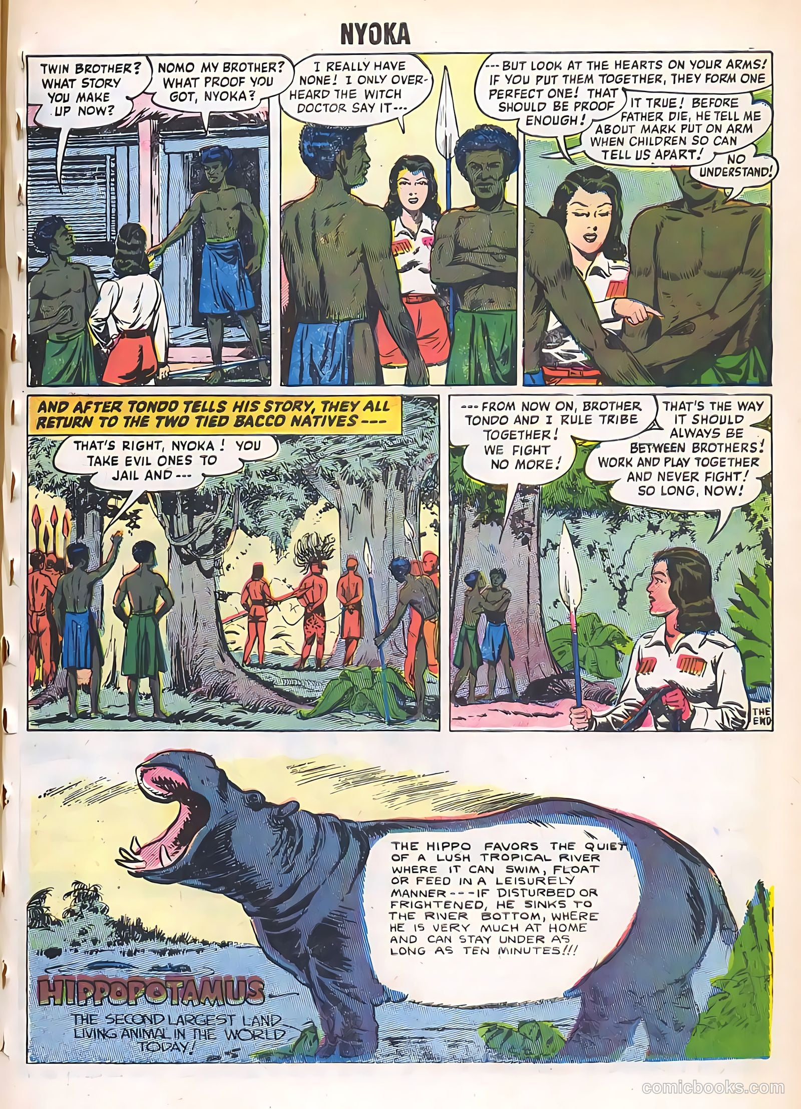 Nyoka the Jungle Girl #17 (1956) — page 33 of 36
