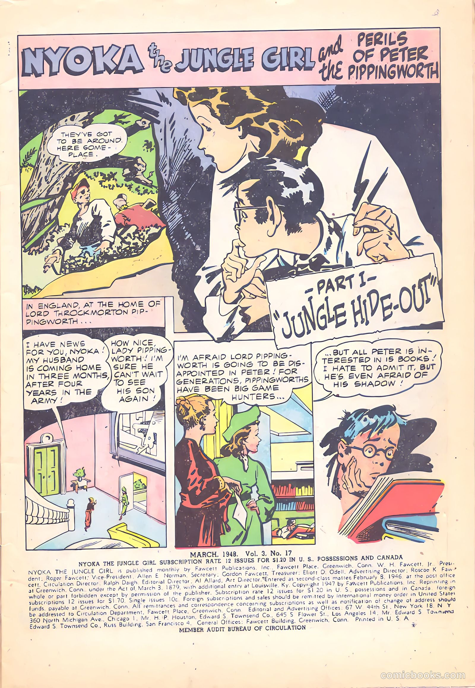 Nyoka the Jungle Girl #17 (1948) — page 3 of 36