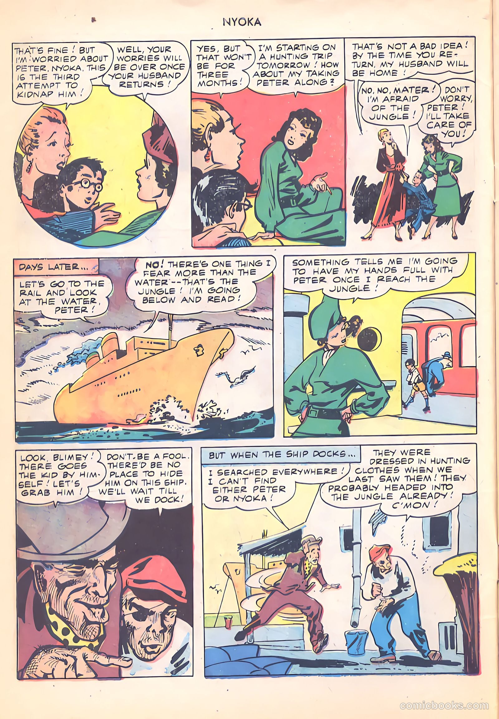 Nyoka the Jungle Girl #17 (1948) — page 6 of 36