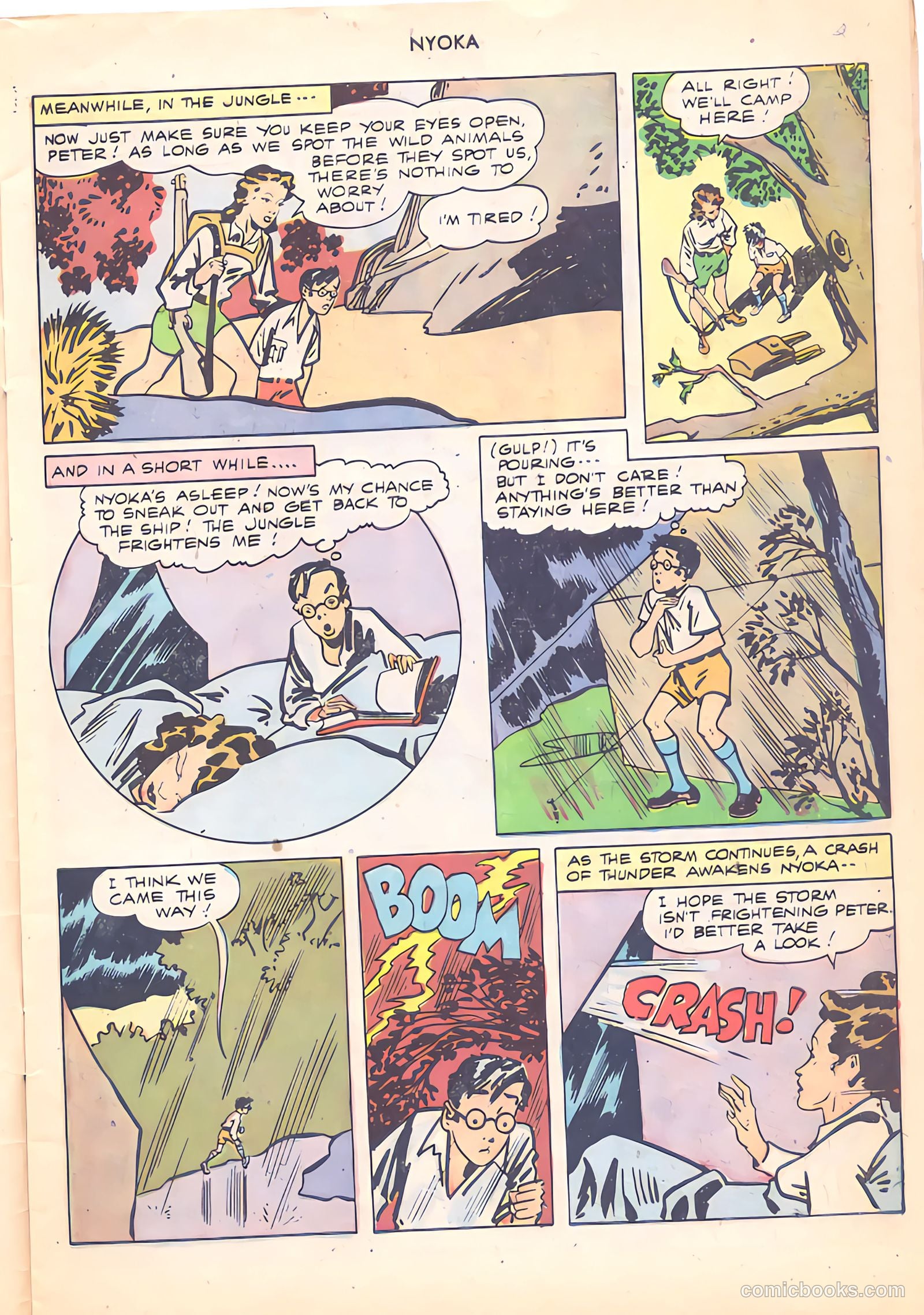 Nyoka the Jungle Girl #17 (1948) — page 7 of 36