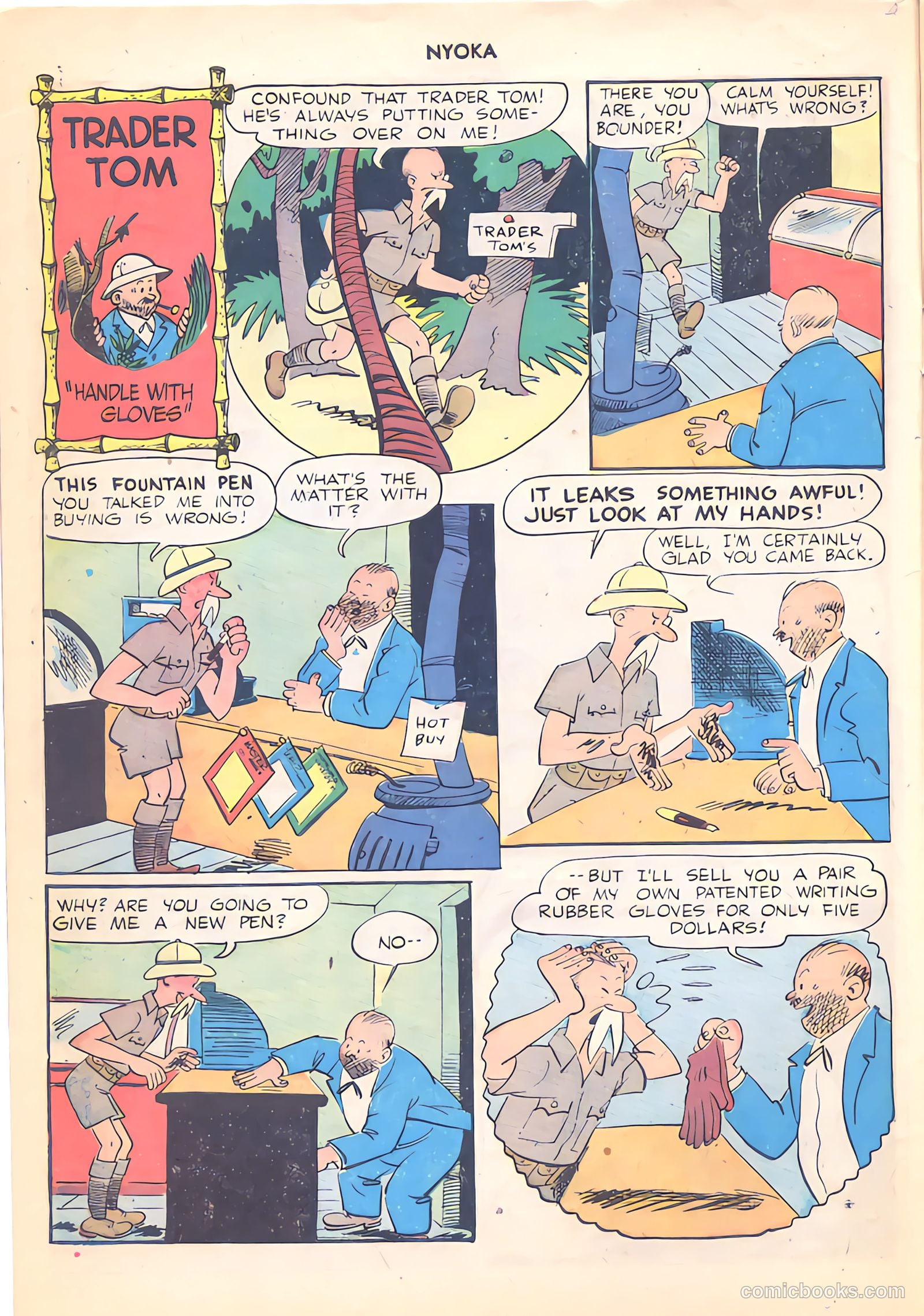 Nyoka the Jungle Girl #17 (1948) — page 10 of 36