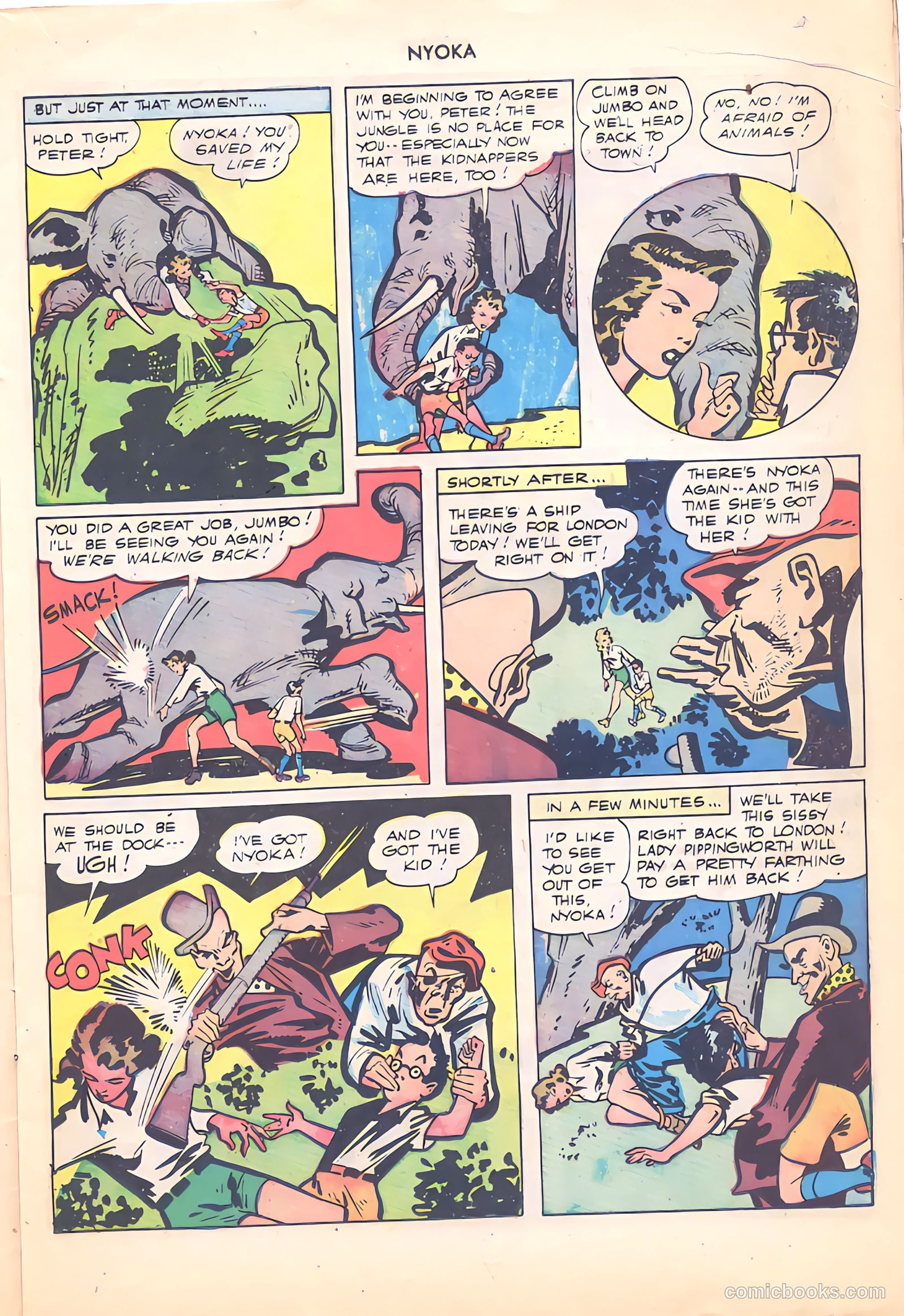 Nyoka the Jungle Girl #17 (1948) — page 15 of 36