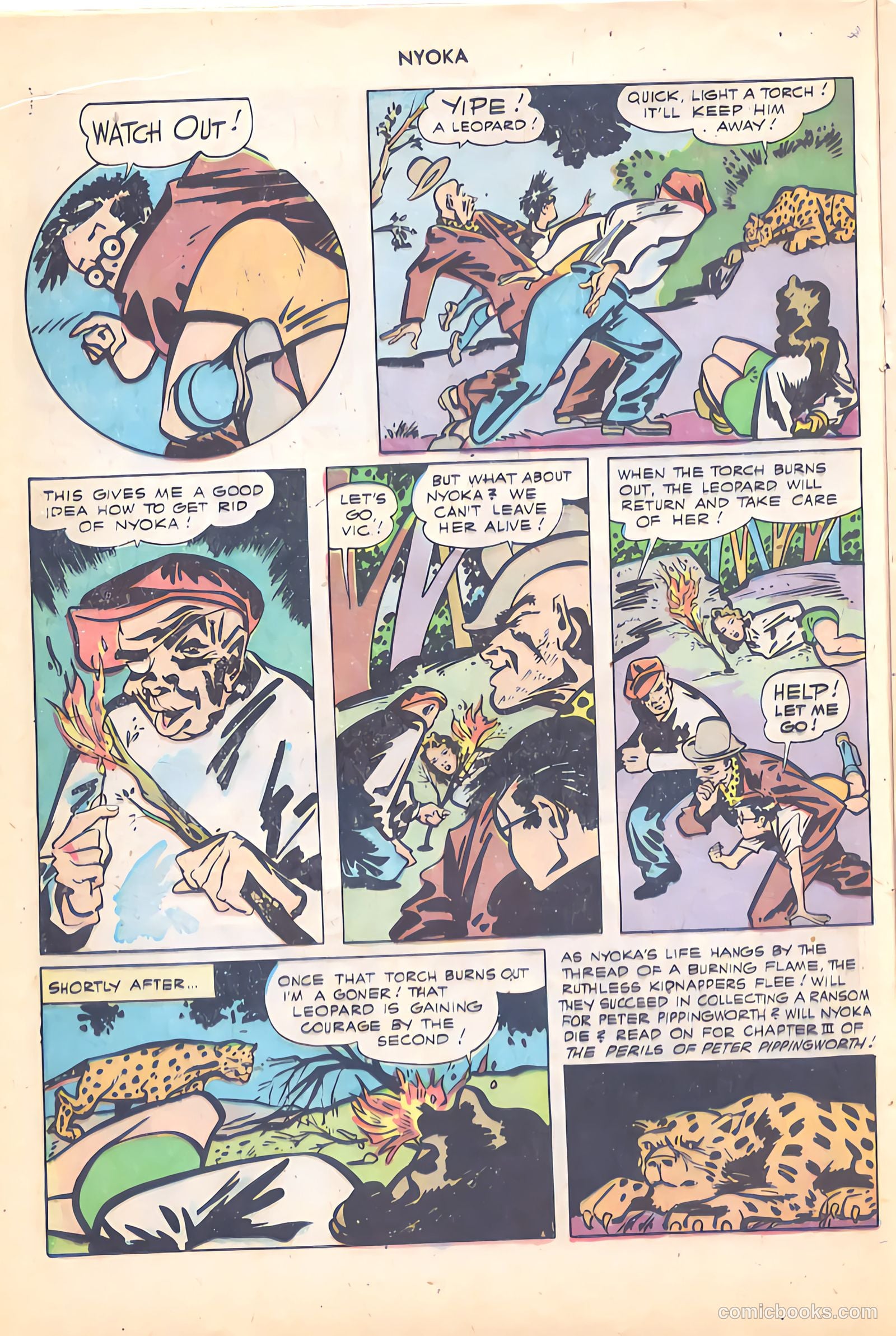 Nyoka the Jungle Girl #17 (1948) — page 16 of 36