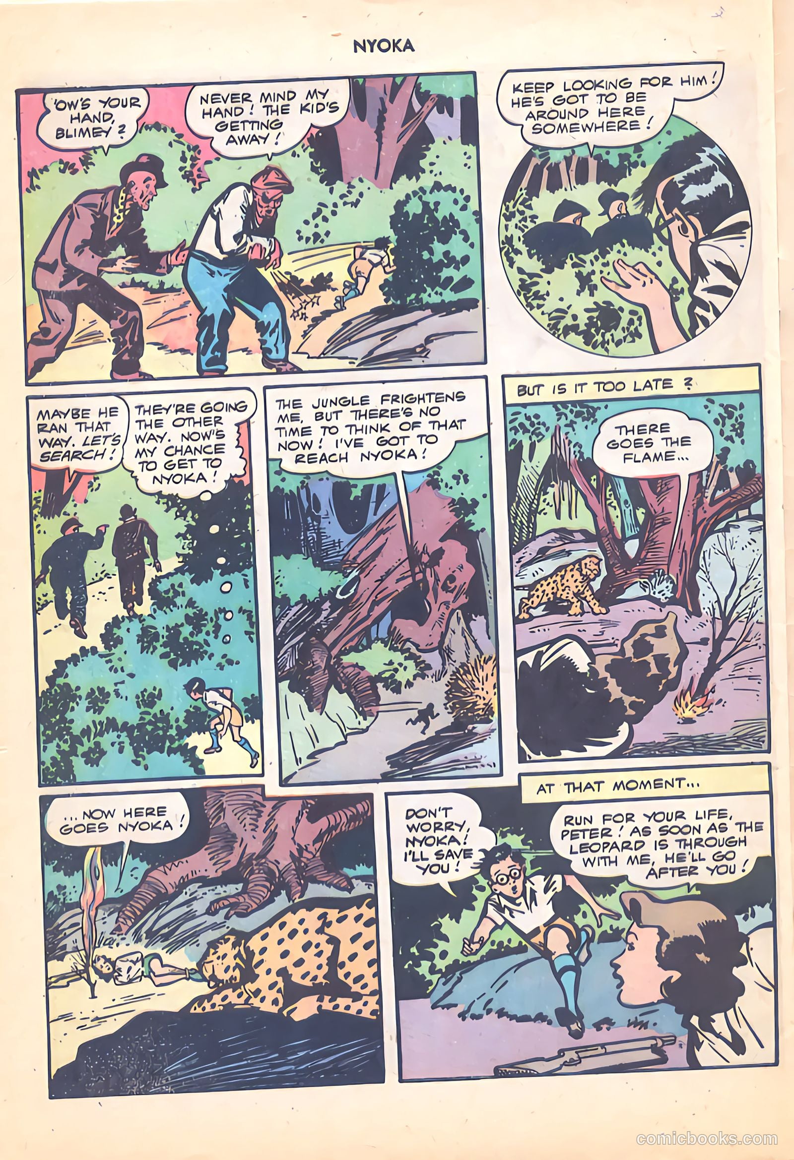 Nyoka the Jungle Girl #17 (1948) — page 28 of 36