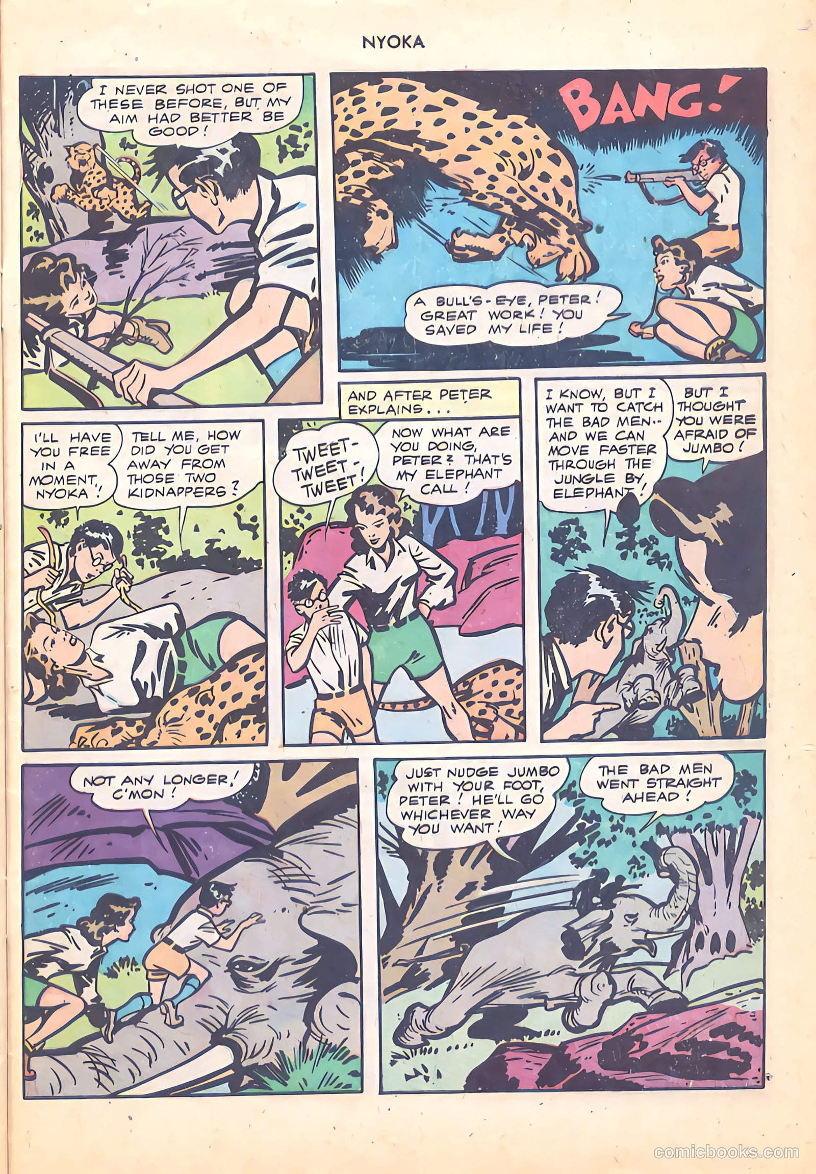 Nyoka the Jungle Girl #17 (1948) — page 29 of 36