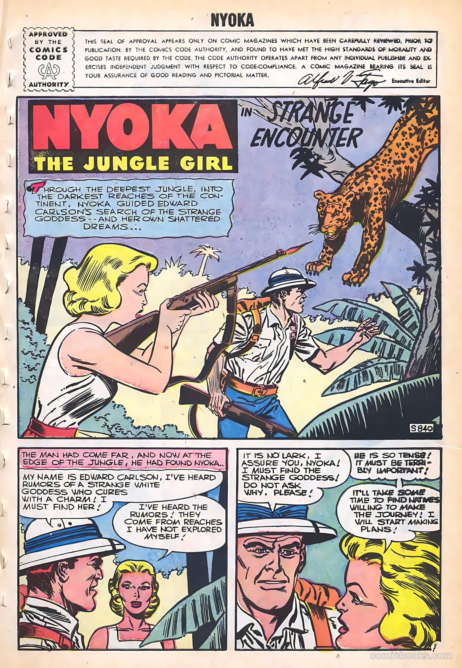 Nyoka the Jungle Girl #18 (1956) — page 3 of 36