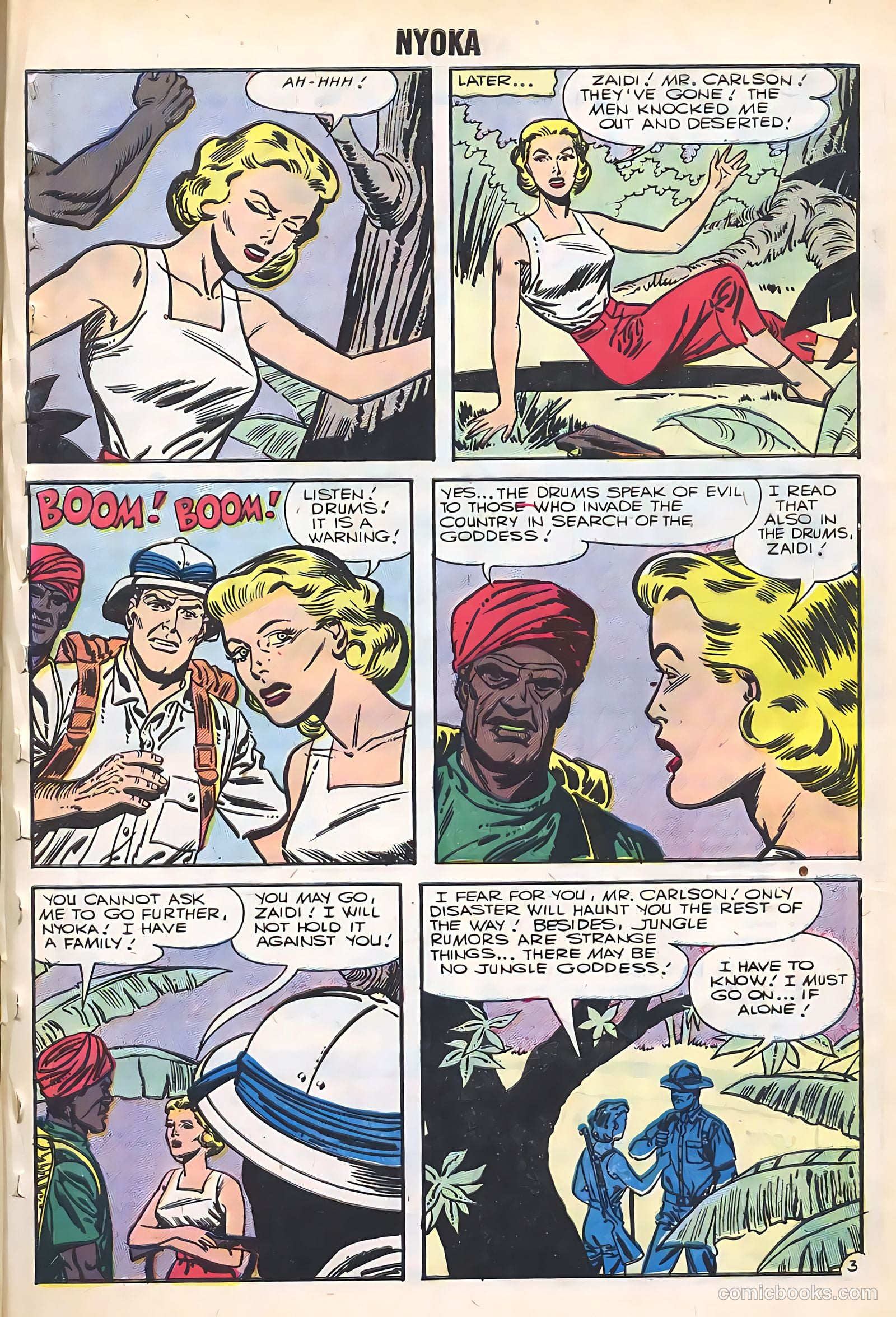 Nyoka the Jungle Girl #18 (1956) — page 5 of 36