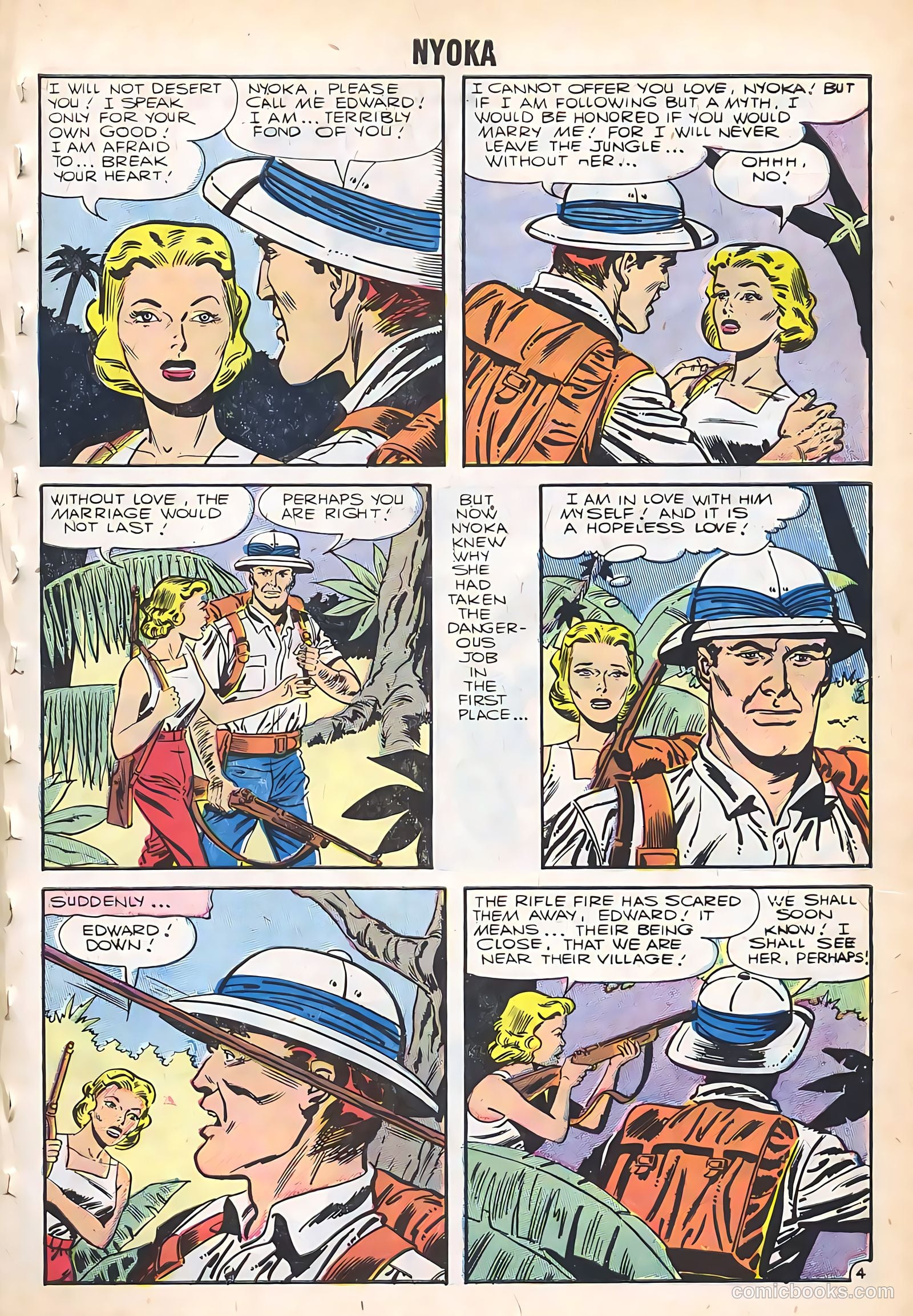 Nyoka the Jungle Girl #18 (1956) — page 7 of 36