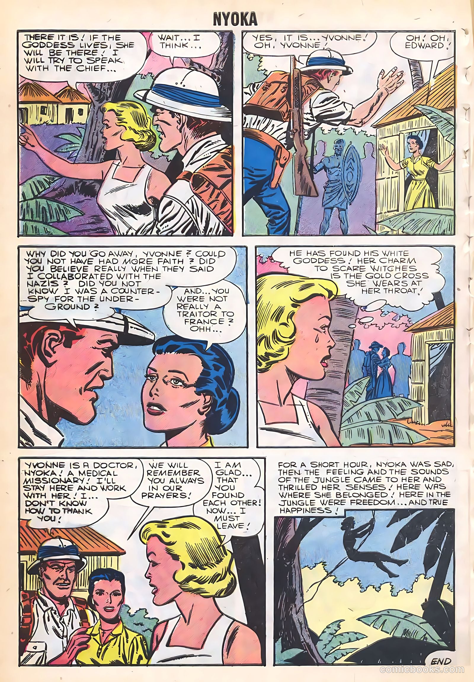 Nyoka the Jungle Girl #18 (1956) — page 8 of 36