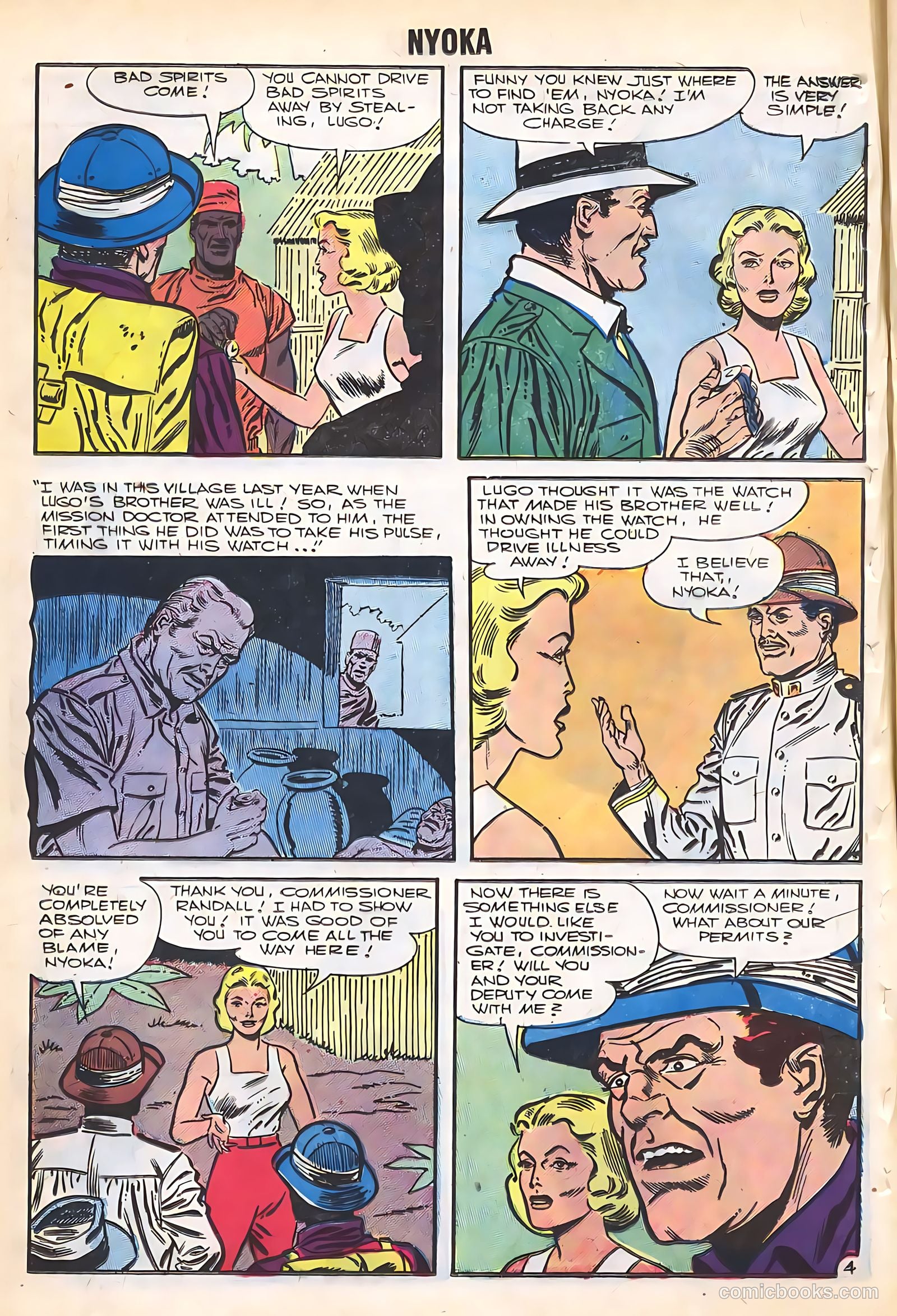 Nyoka the Jungle Girl #18 (1956) — page 12 of 36