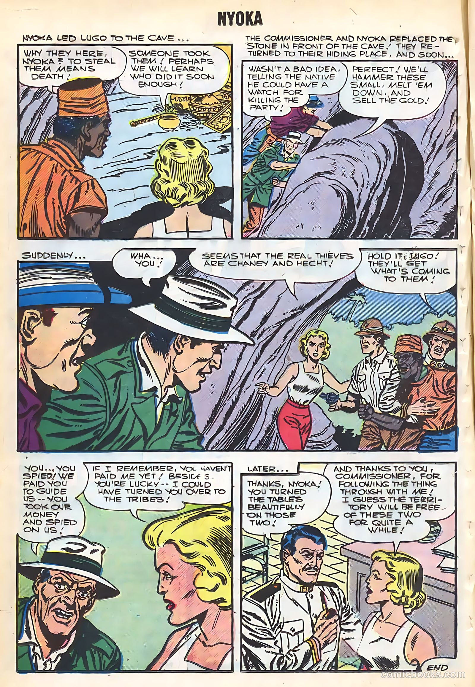 Nyoka the Jungle Girl #18 (1956) — page 16 of 36