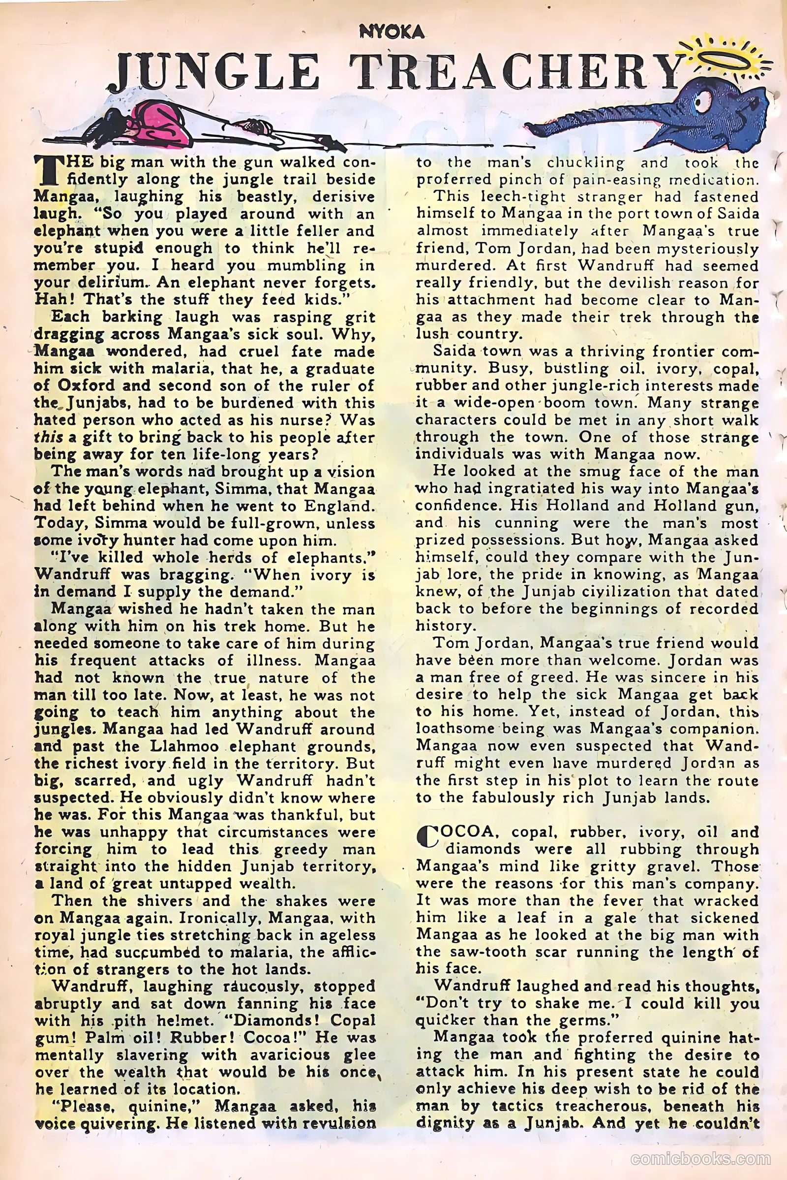 Nyoka the Jungle Girl #18 (1956) — page 18 of 36