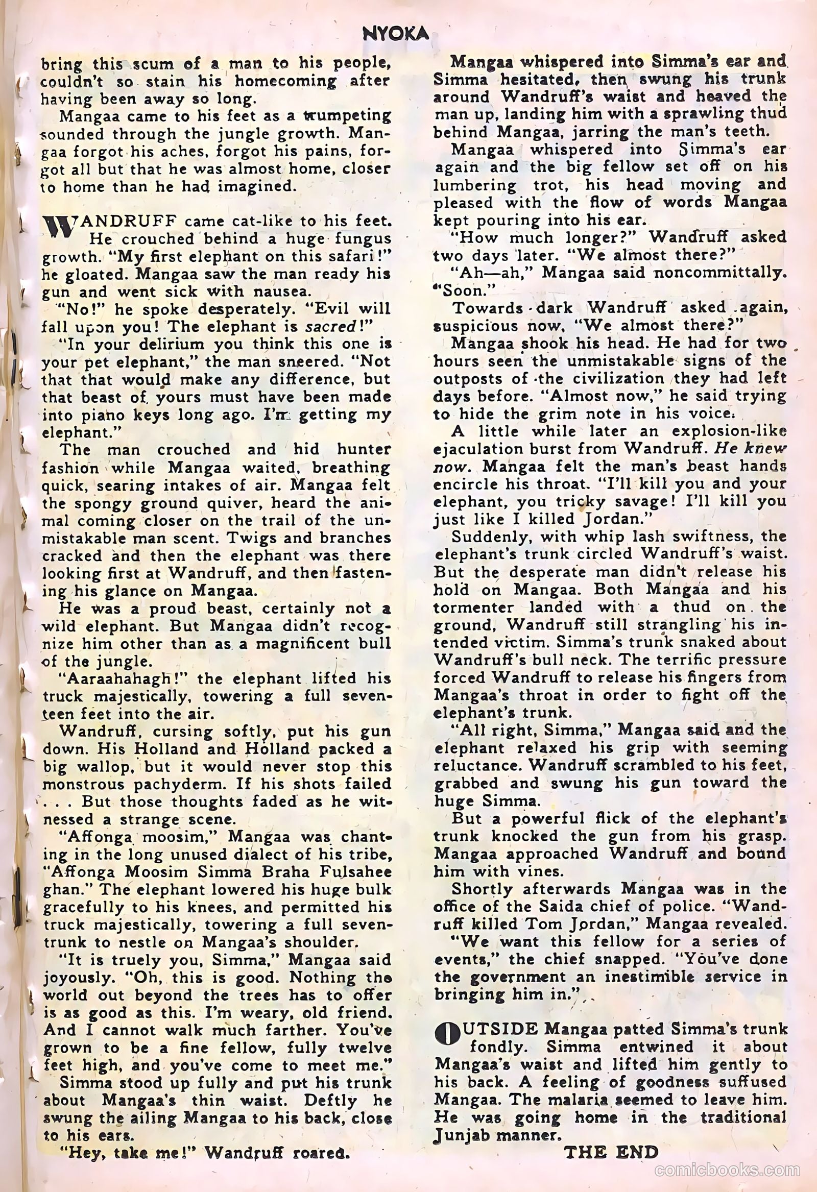 Nyoka the Jungle Girl #18 (1956) — page 19 of 36