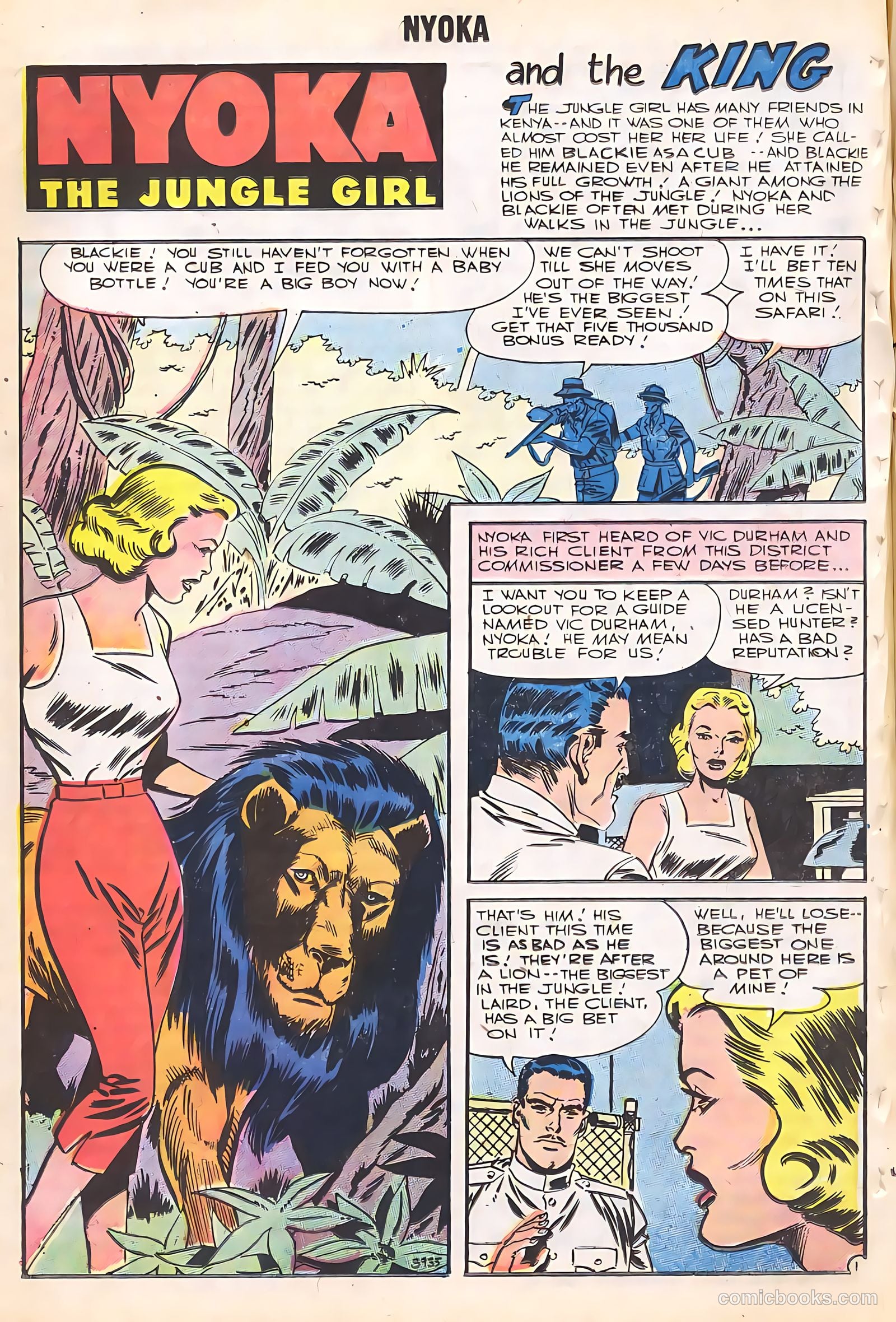 Nyoka the Jungle Girl #18 (1956) — page 20 of 36