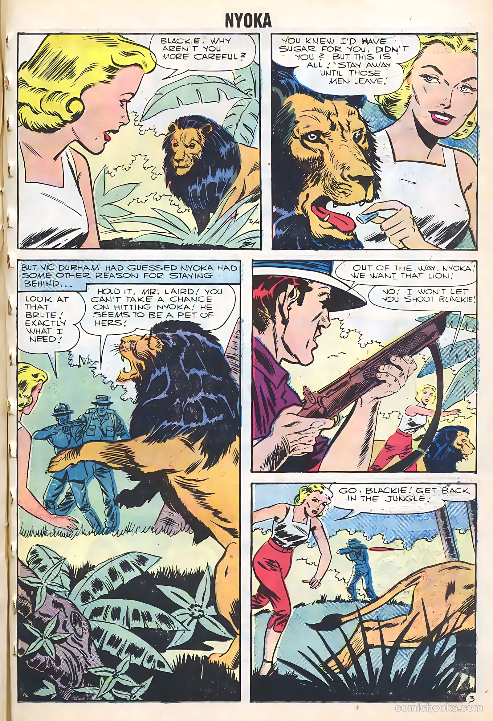 Nyoka the Jungle Girl #18 (1956) — page 23 of 36