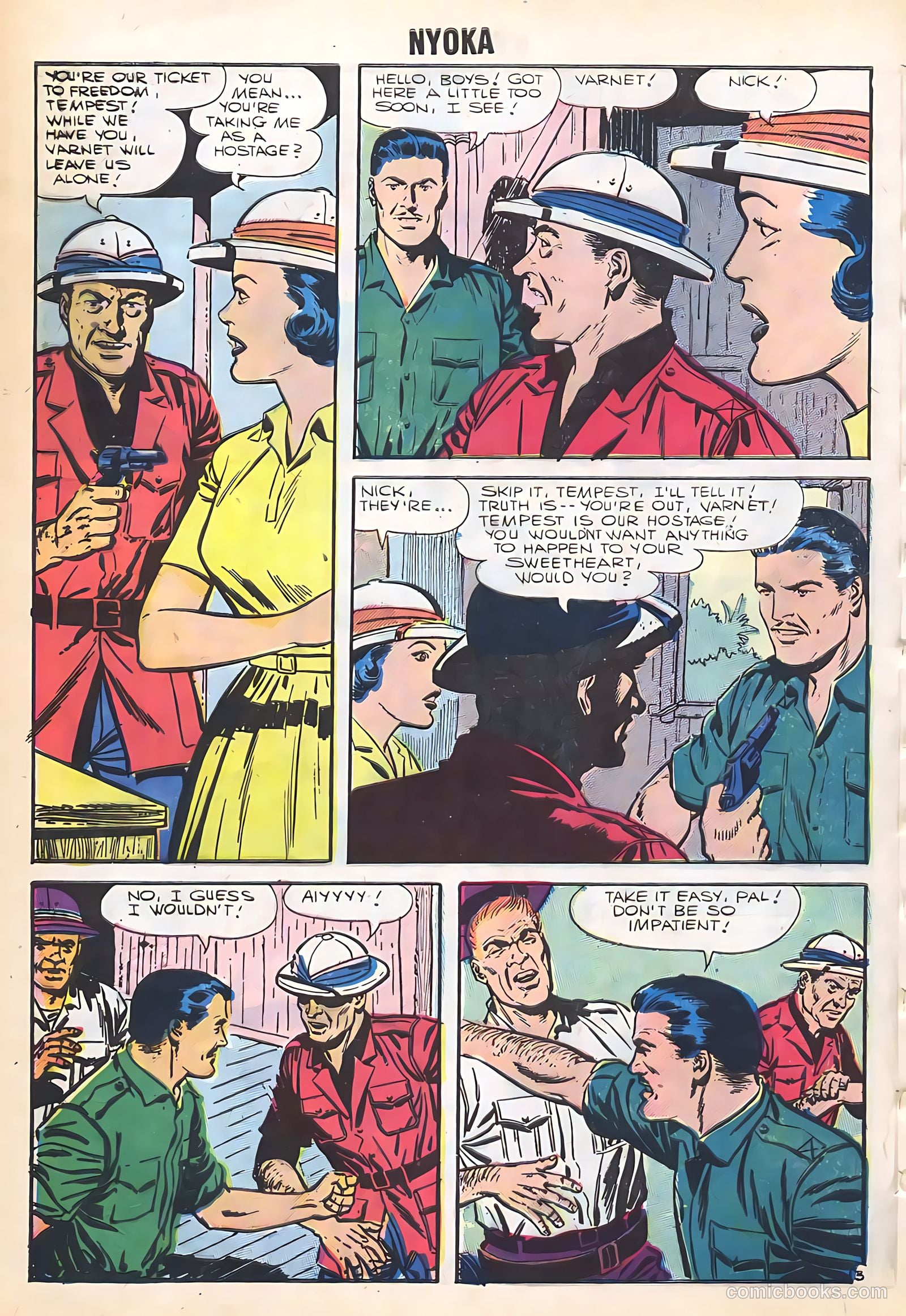 Nyoka the Jungle Girl #18 (1956) — page 28 of 36