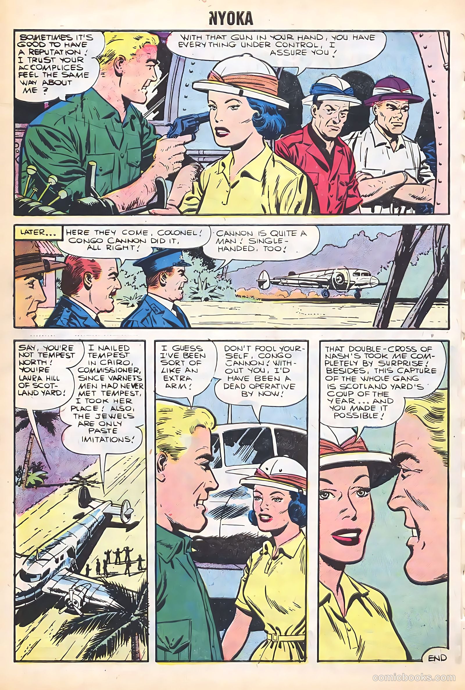 Nyoka the Jungle Girl #18 (1956) — page 32 of 36