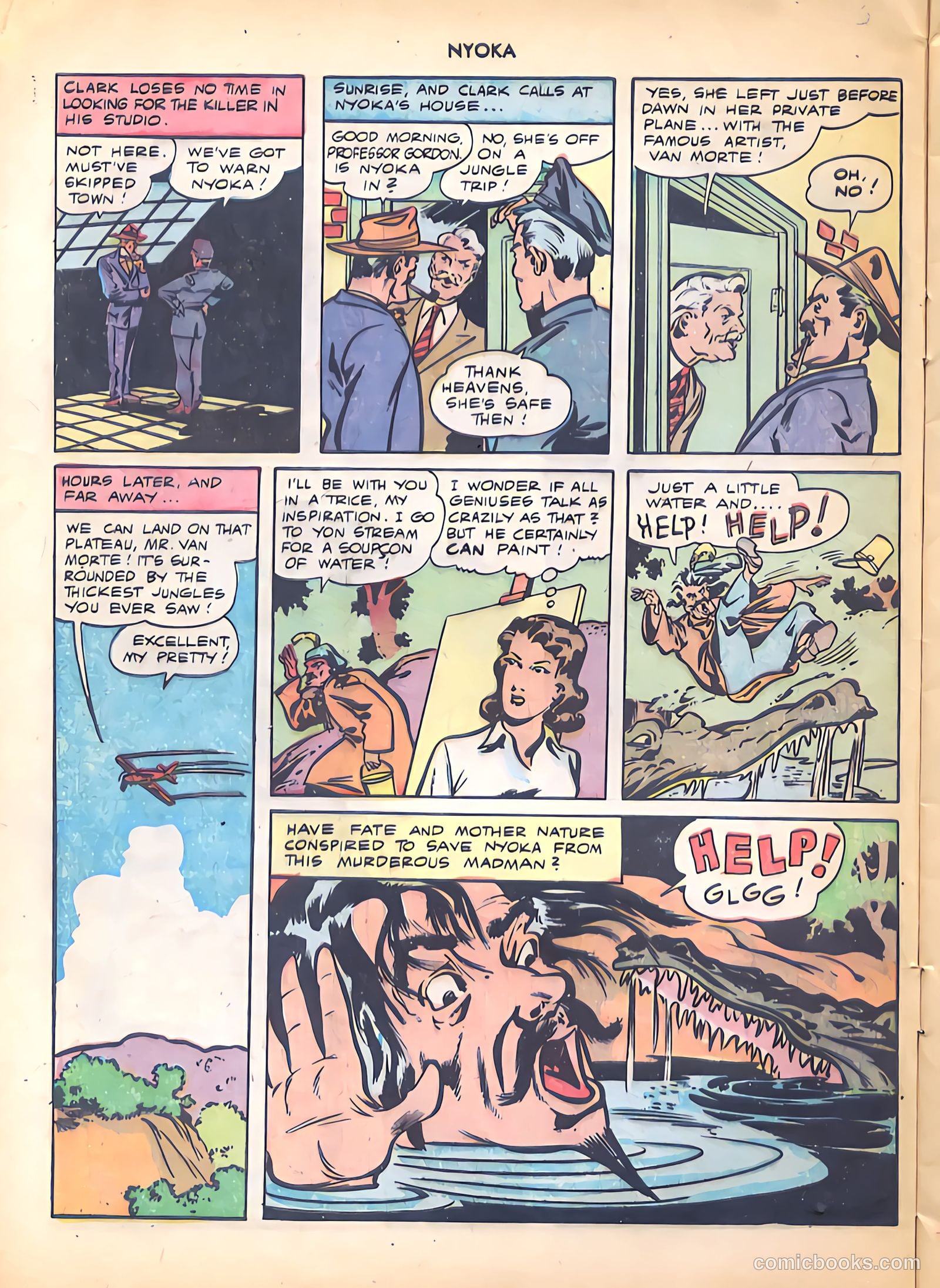 Nyoka the Jungle Girl #18 (1948) — page 8 of 36