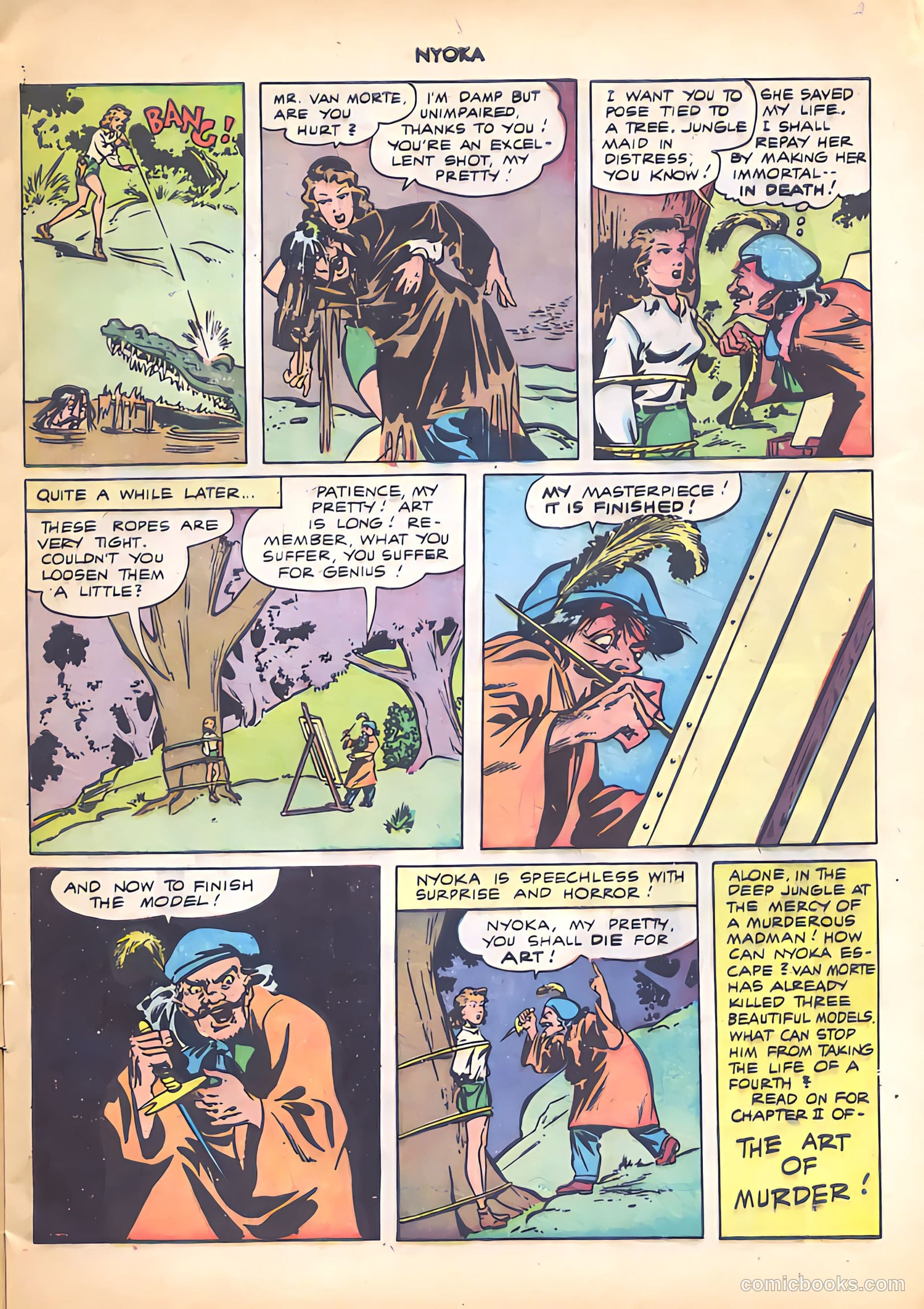Nyoka the Jungle Girl #18 (1948) — page 9 of 36
