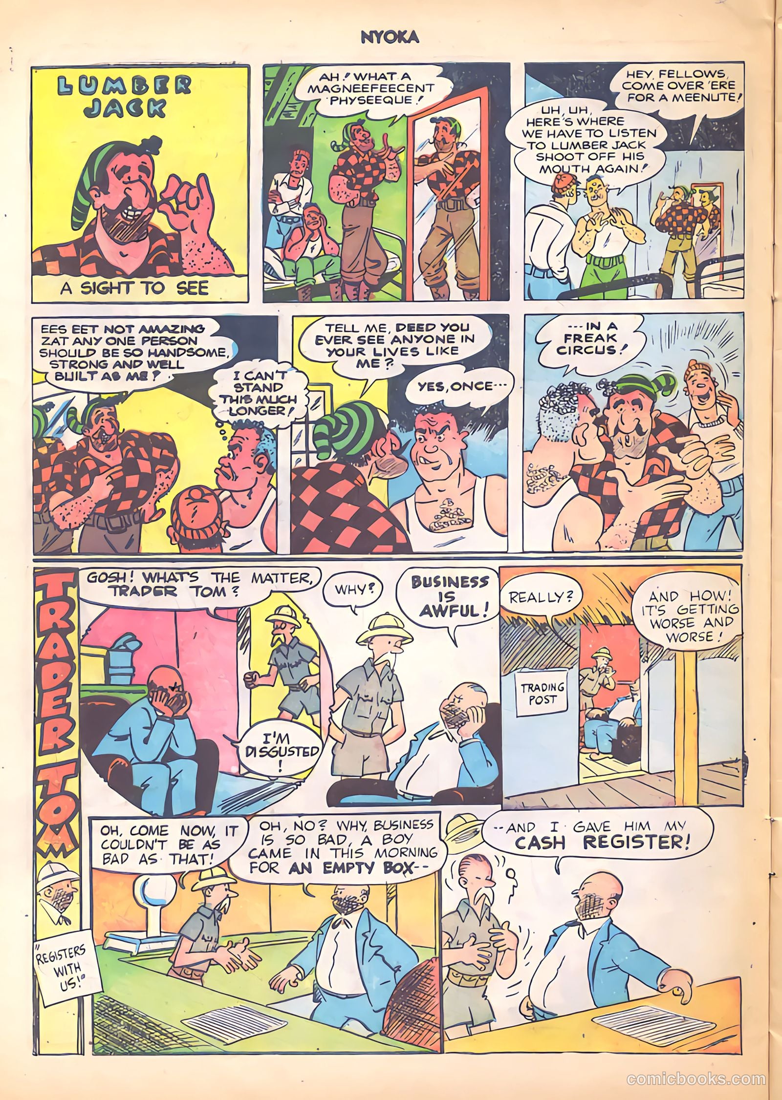 Nyoka the Jungle Girl #18 (1948) — page 10 of 36
